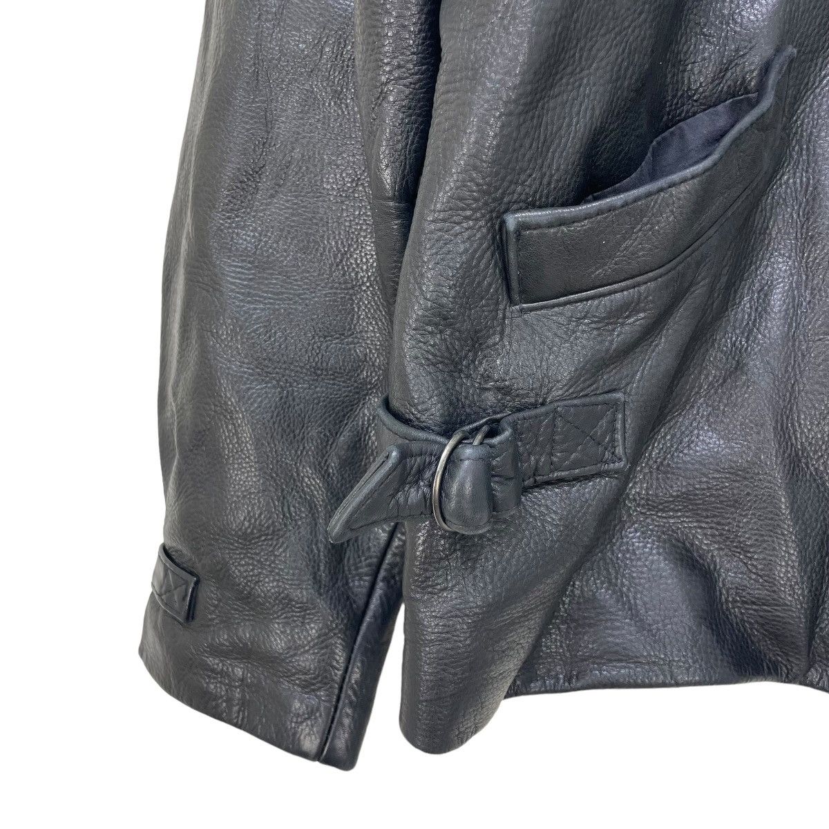 Japanese Brand × Vintage Vintage Wind Armor Cowhide Leather Jacket Size US M / EU 48-50 / 2 - 4 Thumbnail