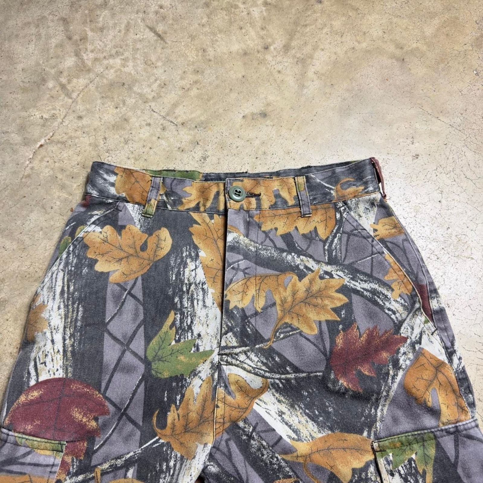 Japanese Brand Y2k Sportsmen Camo Utility Grunge Streetwear Cargo Size 24" / US 00 / IT 34 - 2 Thumbnail