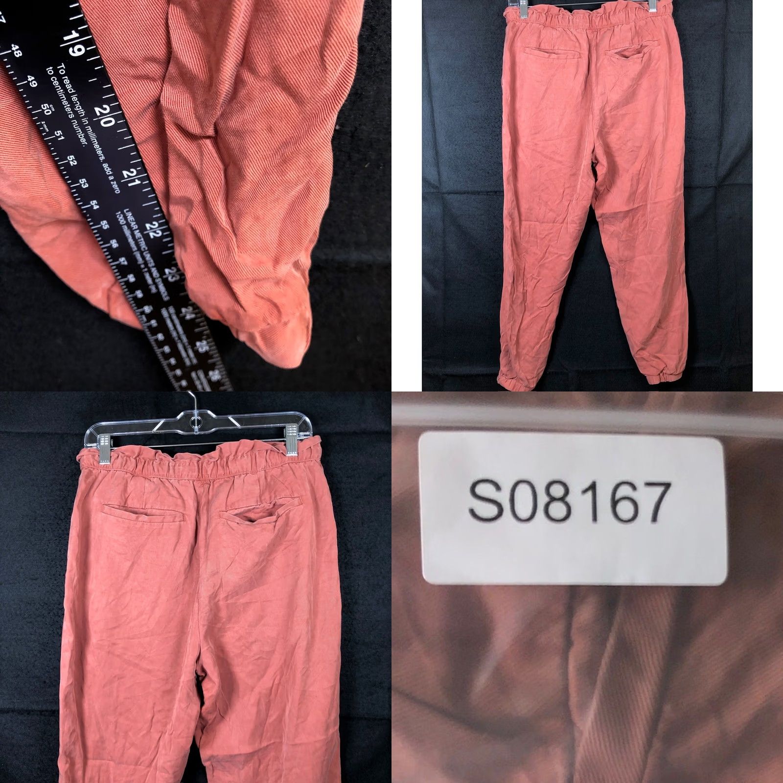 Banana Republic Banana Republic Womens Pants Blush High Rise Pull On Joggers Elastic Waist M Size 30" / US 8 / IT 44 - 8 Thumbnail