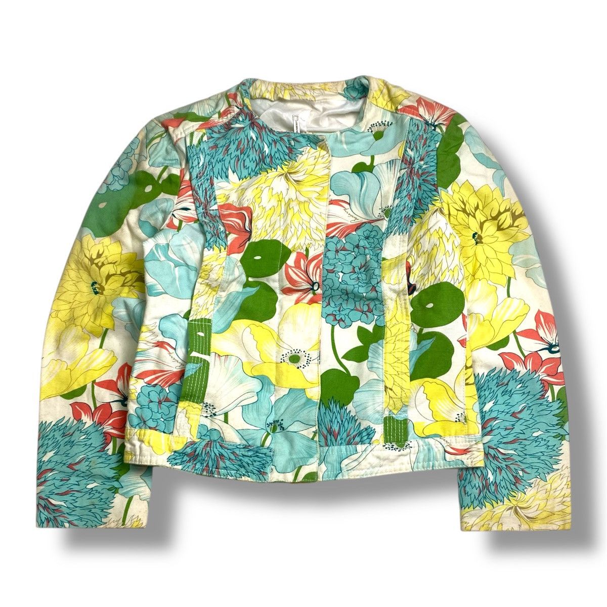 Burberry × Burberry Prorsum Burberry full colour flower pattern Jacket Size XS / US 0-2 / IT 36-38 - 2 Thumbnail
