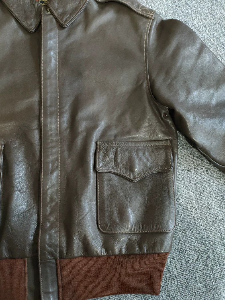 The Real McCoy's The REAL McCOY'S A2 Pilot Jacket with Horsehide Size US M / EU 48-50 / 2 - 4 Thumbnail