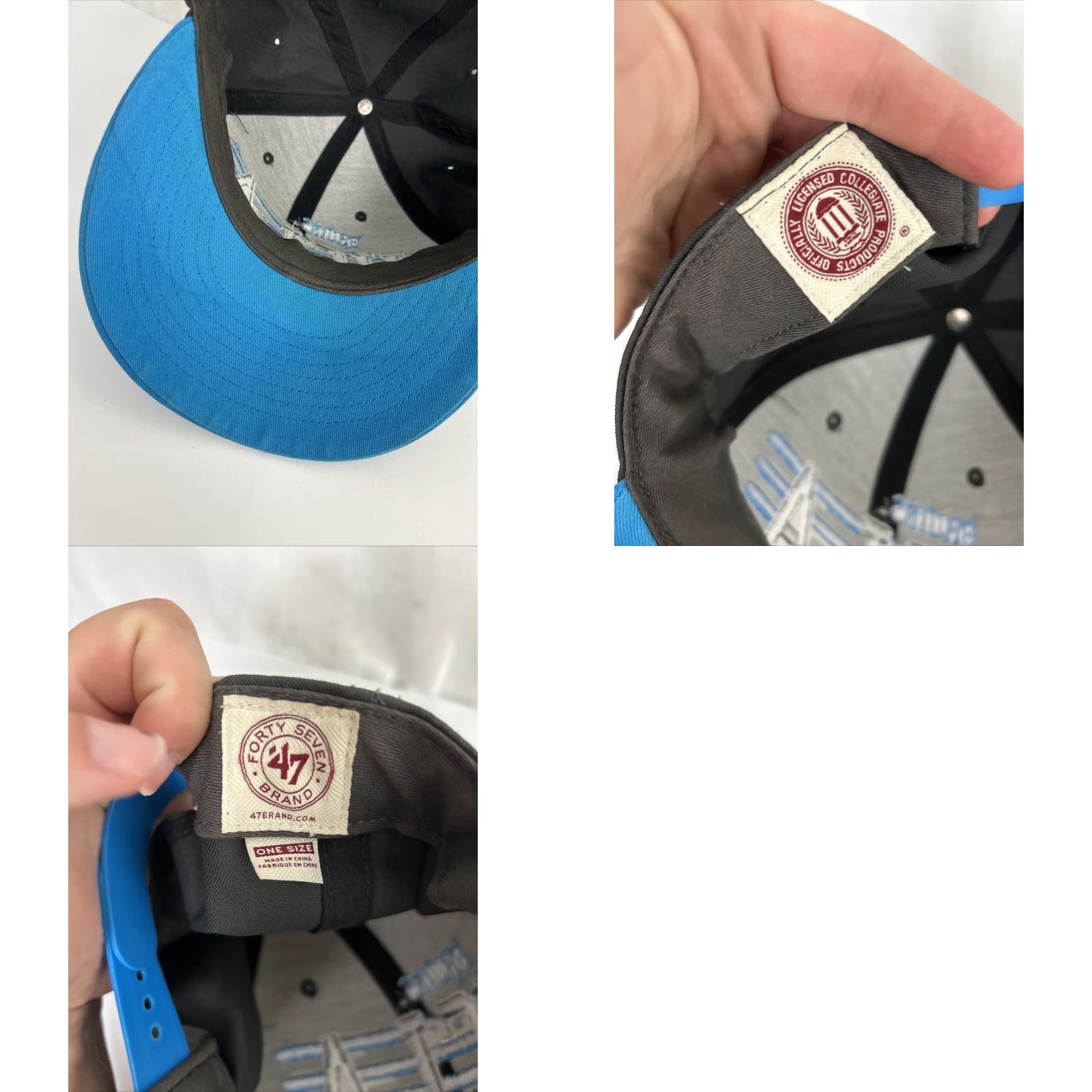 47 47 Brand UCLA Bruins SnapBack Hat Adjustable Gray Blue Adults One Size Black? Size ONE SIZE - 9 Thumbnail
