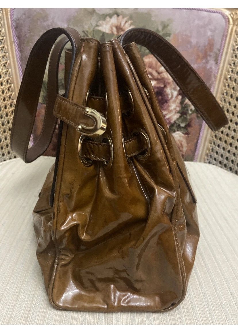 Jimmy Choo Jimmy Choo Ramona Patent Leather Bag Hobo Bag Size ONE SIZE - 4 Thumbnail