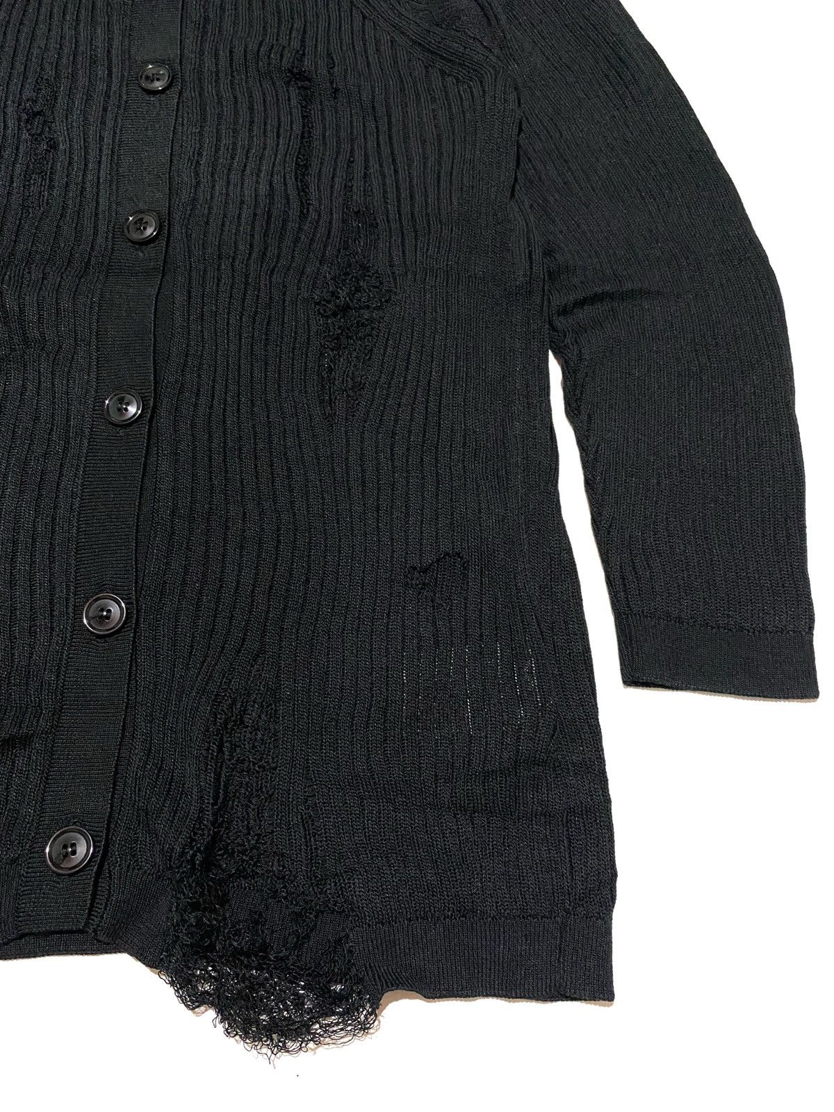 Maison Margiela MAISON MARGIELA DISTRESSED CARDIGAN Size S / US 4 / IT 40 - 3 Thumbnail