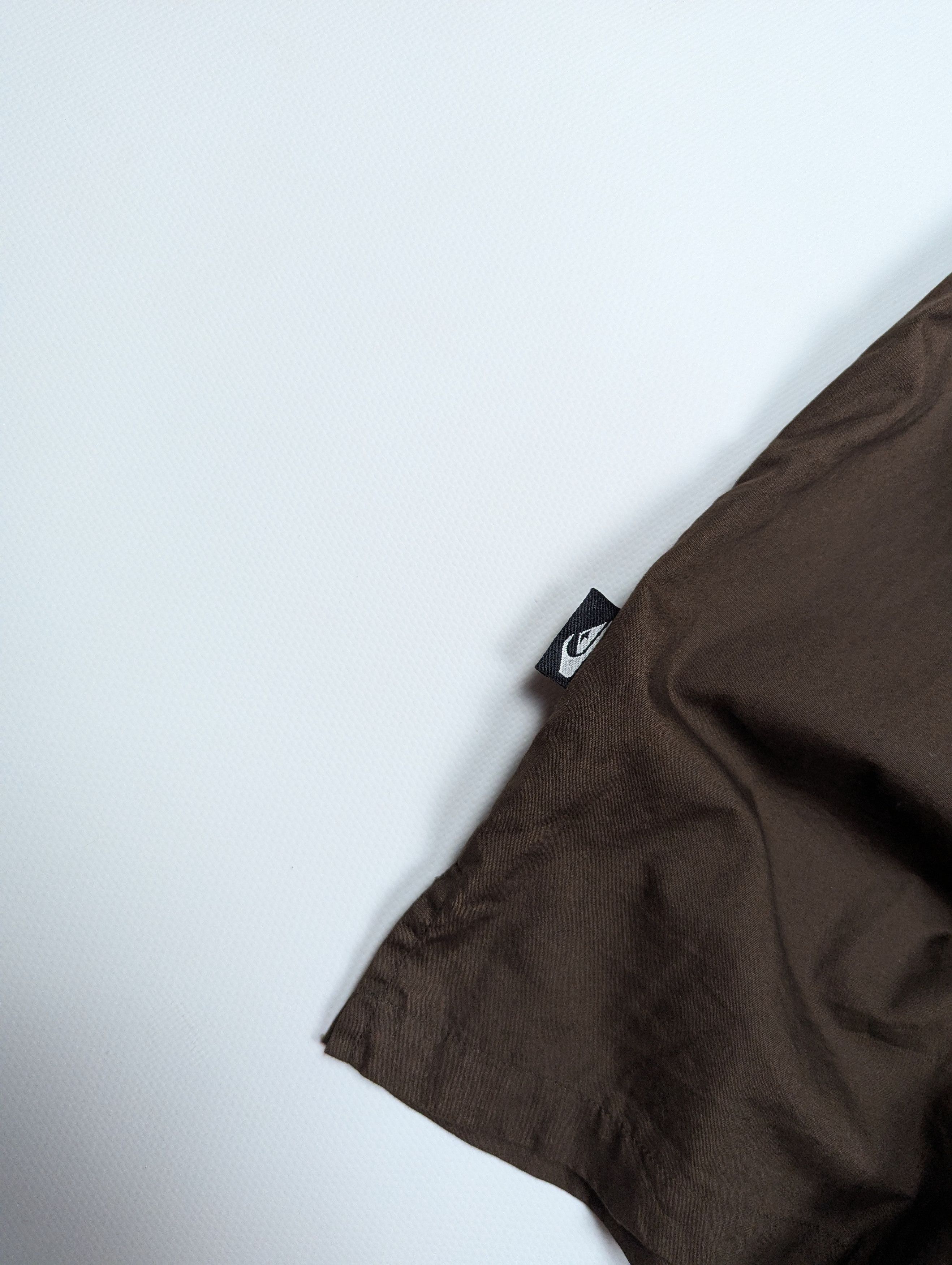 Quiksilver Y2K Quiksilver Brown Embroidered Shirt L Vintage Surf Skater Size US L / EU 52-54 / 3 - 9 Thumbnail