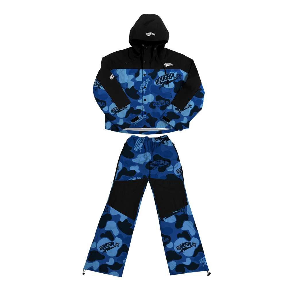 Other Rough Play Water Resistance Blue Camo Sweatsuit Size US M / EU 48-50 / 2 - 3 Thumbnail