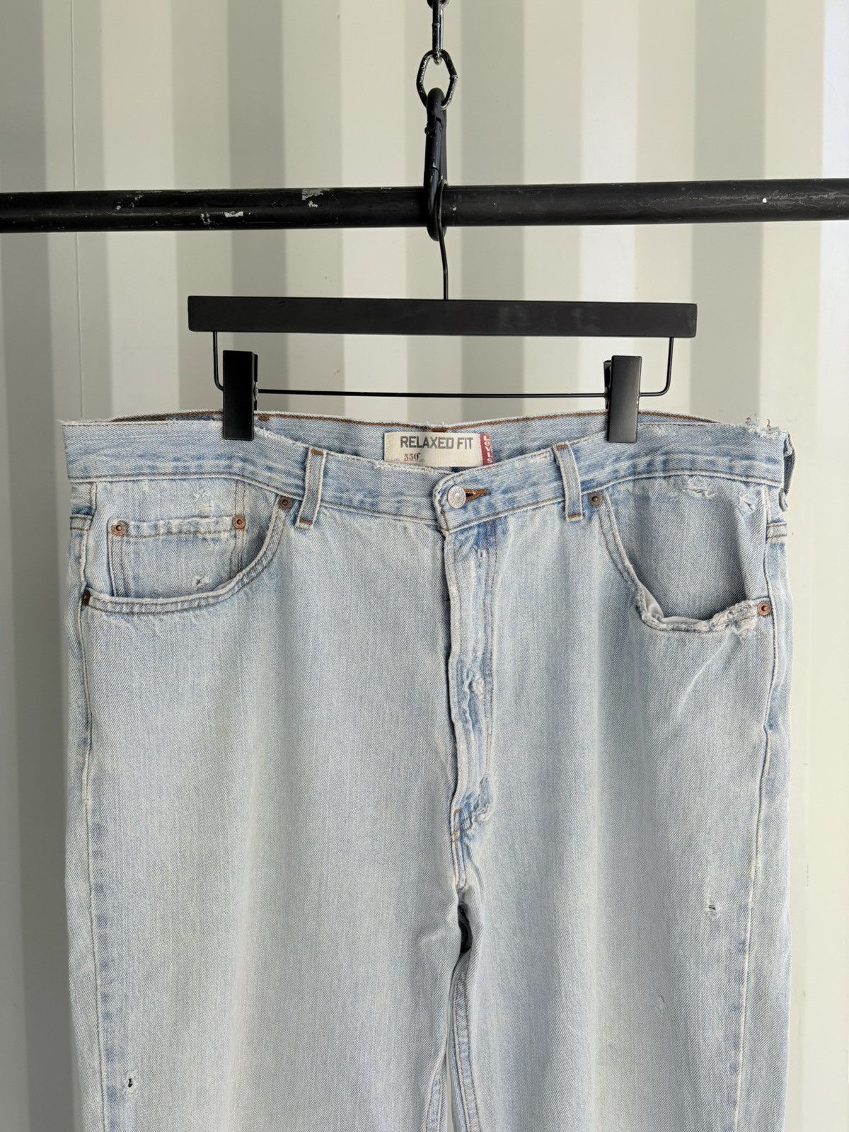 Levi's × Vintage Vintage Levi’s Distressed Denim Size US 40 / EU 56 - 2 Thumbnail
