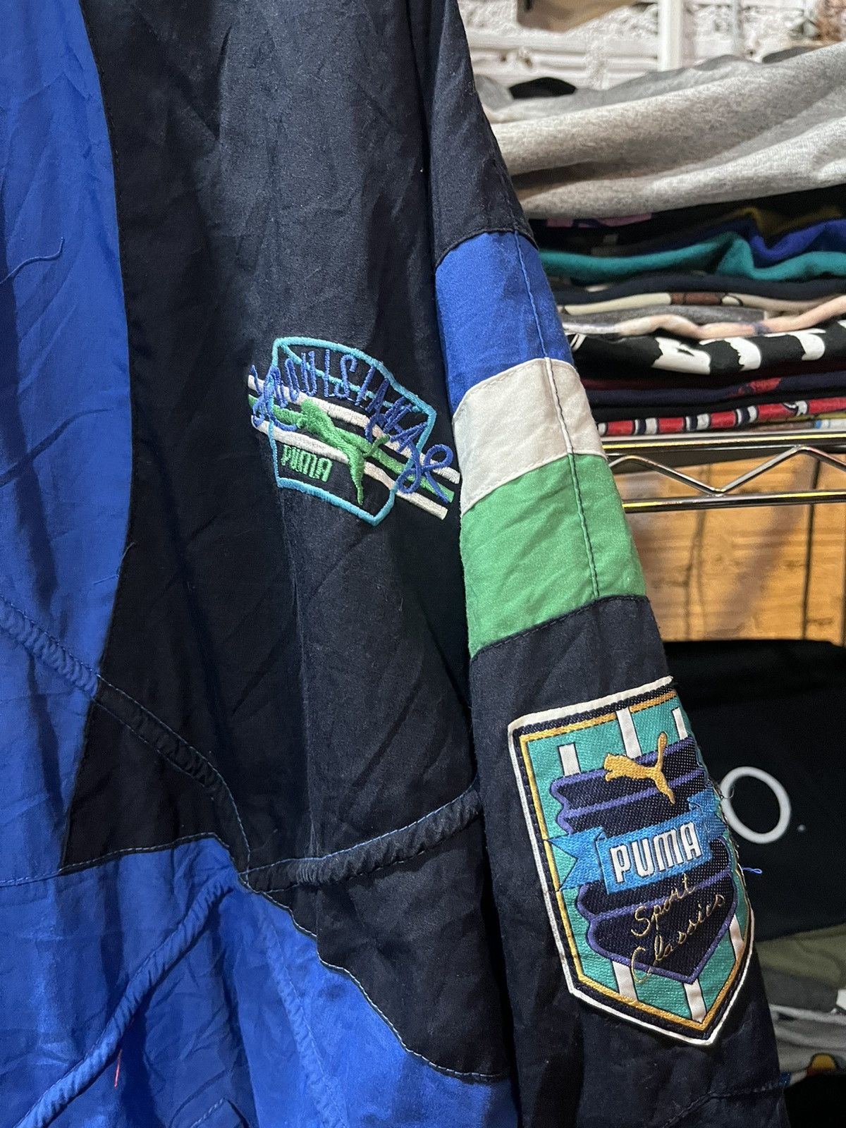 Puma × Vintage Louisiana Puma Sport Classics Windbreaker Jacket 90s Size US L / EU 52-54 / 3 - 2 Thumbnail