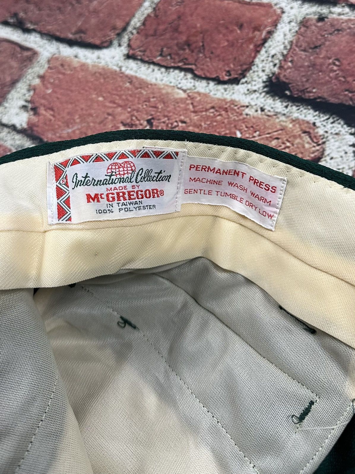 McGregor × Vintage Vintage McGregor Permanent Press Shorts 70s 80s Dark Green Size US 38 / EU 54 - 6 Thumbnail