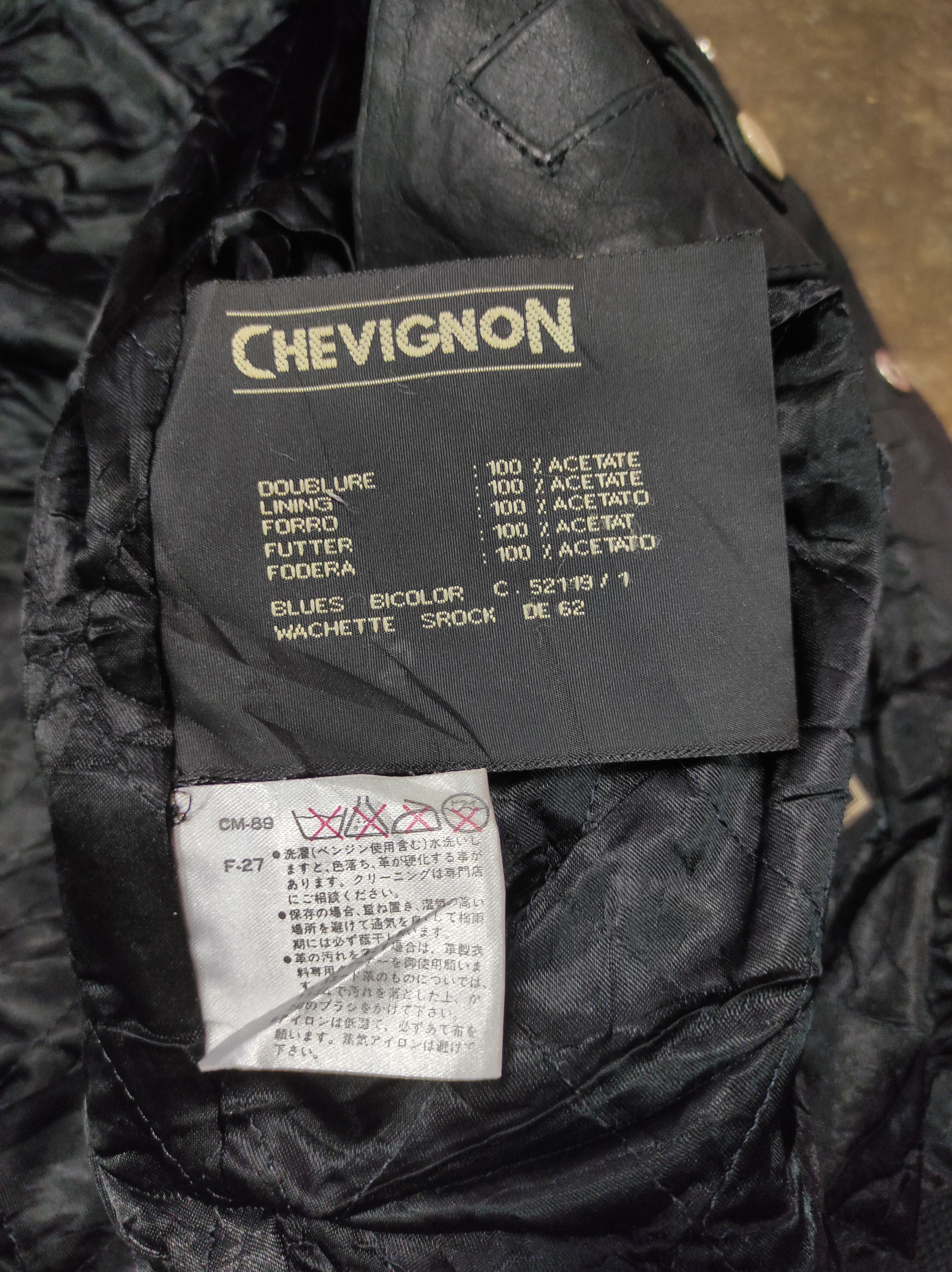 Chevignon CHEVIGNON FULL LEATHER VARSITY JACKET Size US M / EU 48-50 / 2 - 10 Thumbnail