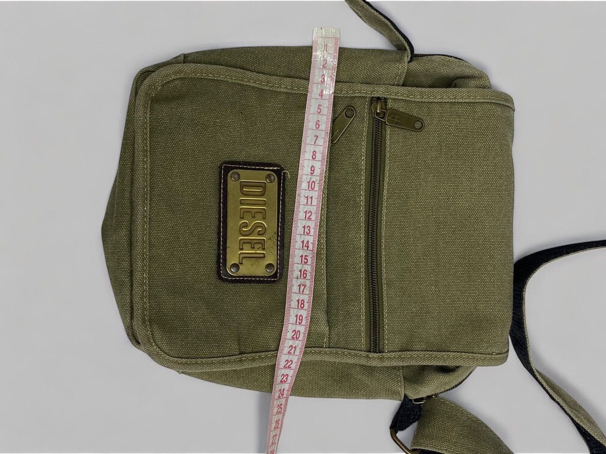 Diesel 🔥 Y2K DIESEL MILITARY GREEN SHOULDER BAG TECH WEAR GORP CORE Size ONE SIZE - 16 Thumbnail