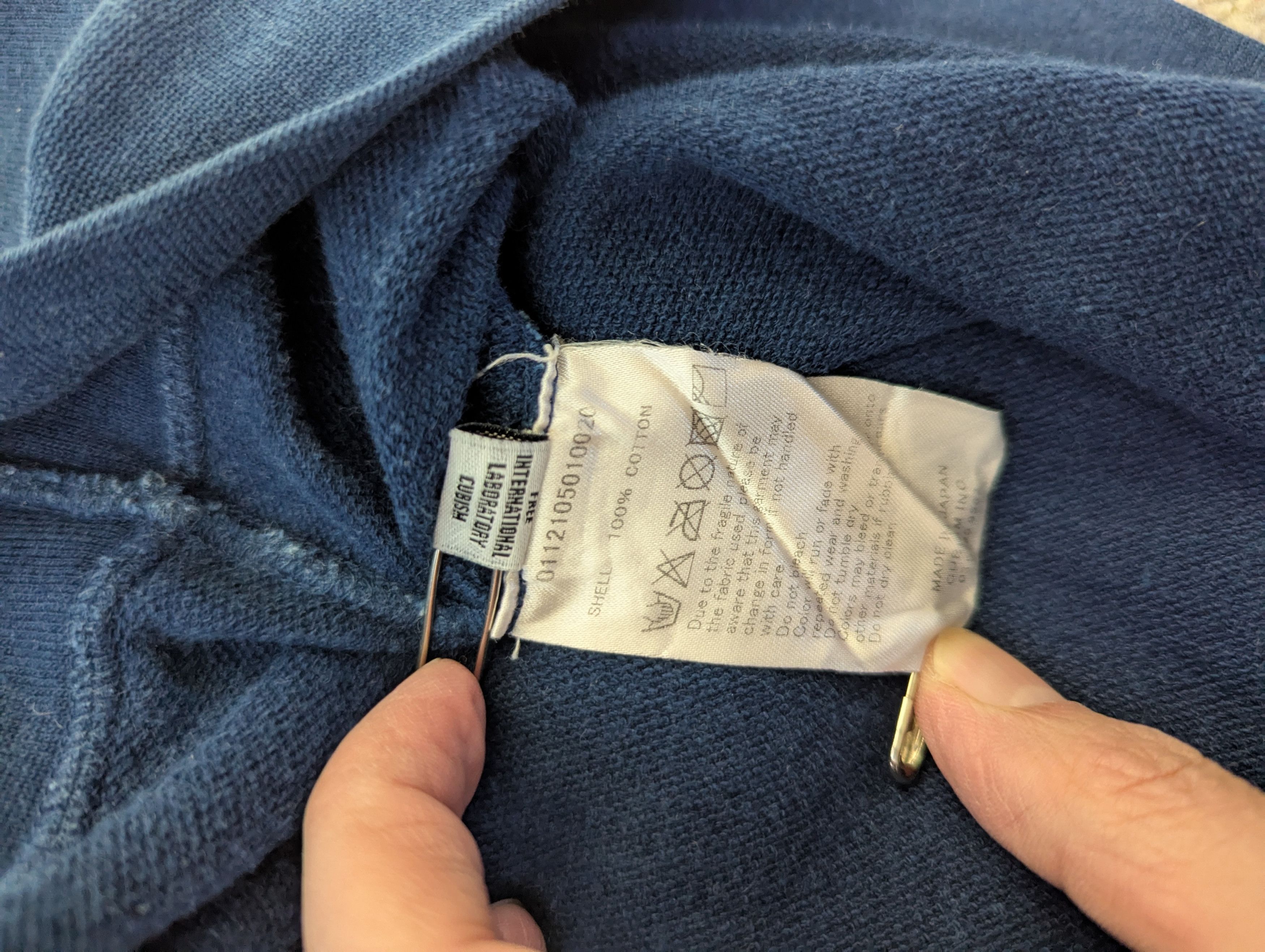 Visvim Visvim SS12 Indigo Hoodie P.O. (Giza) Size US M / EU 48-50 / 2 - 7 Thumbnail