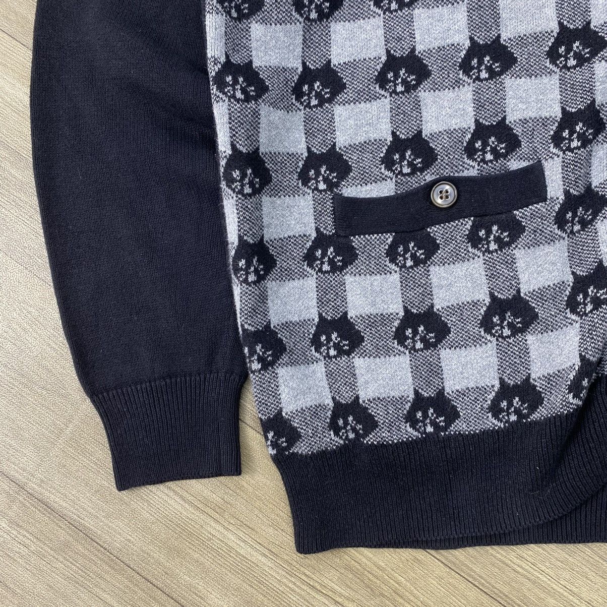 Ne-Net Vintage Ne-Net Issey Miyake Gingham Full Logo Wool Cardigan Size US M / EU 48-50 / 2 - 3 Thumbnail