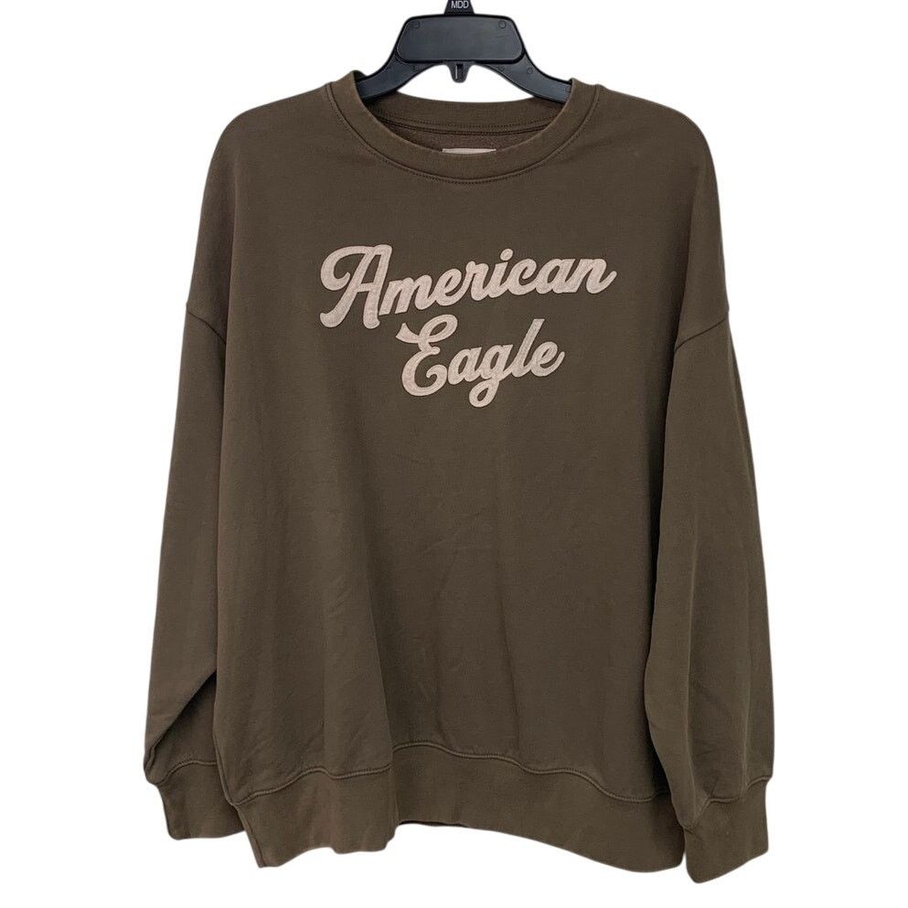 American Eagle Outfitters New American Eagle Mens Medium PolyCotton Logo Sweatshirt Size US M / EU 48-50 / 2 - 1 Thumbnail