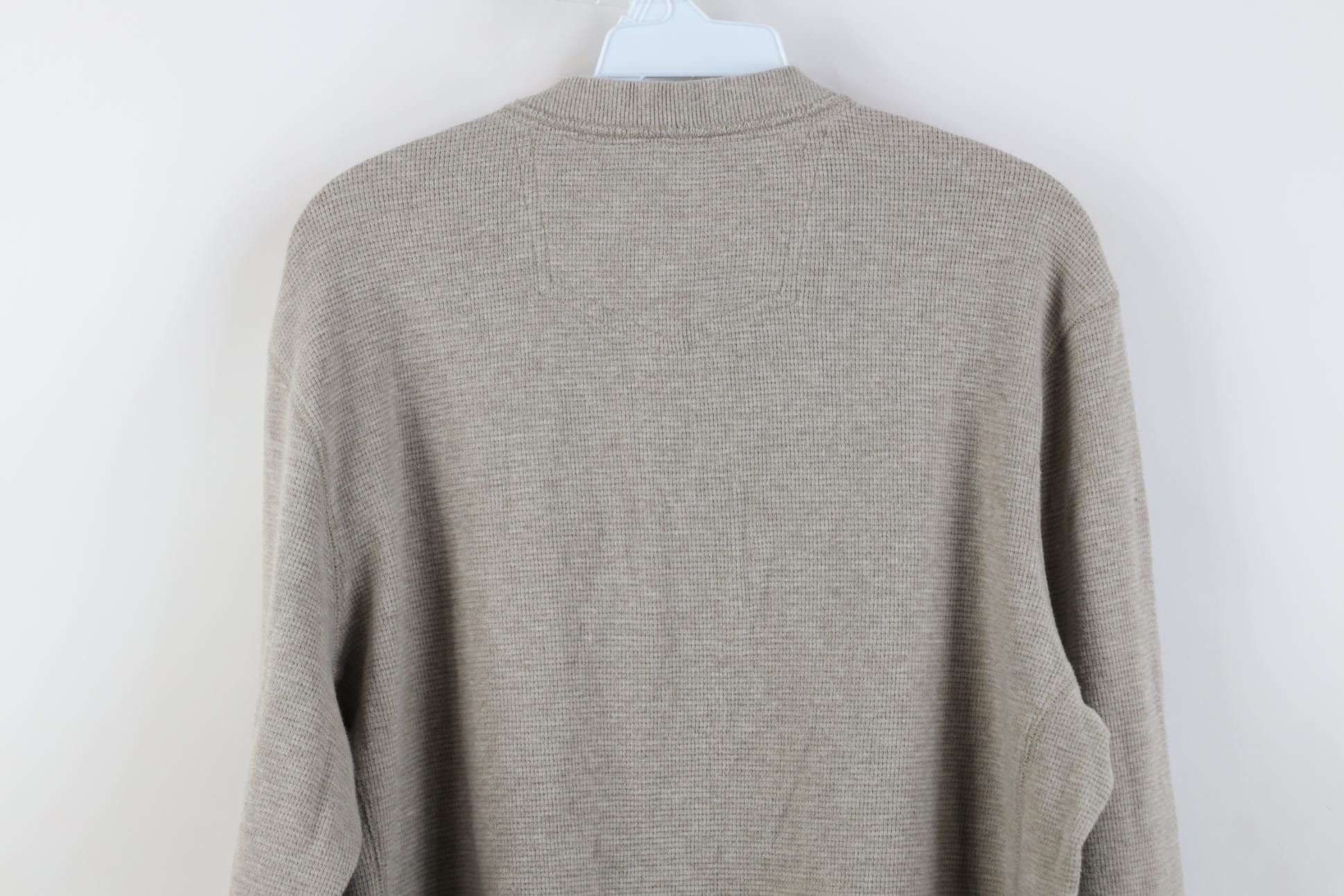 Eddie Bauer Vintage Eddie Bauer Waffle Knit long Sleeve Henley T-Shirt Size US L / EU 52-54 / 3 - 10 Thumbnail