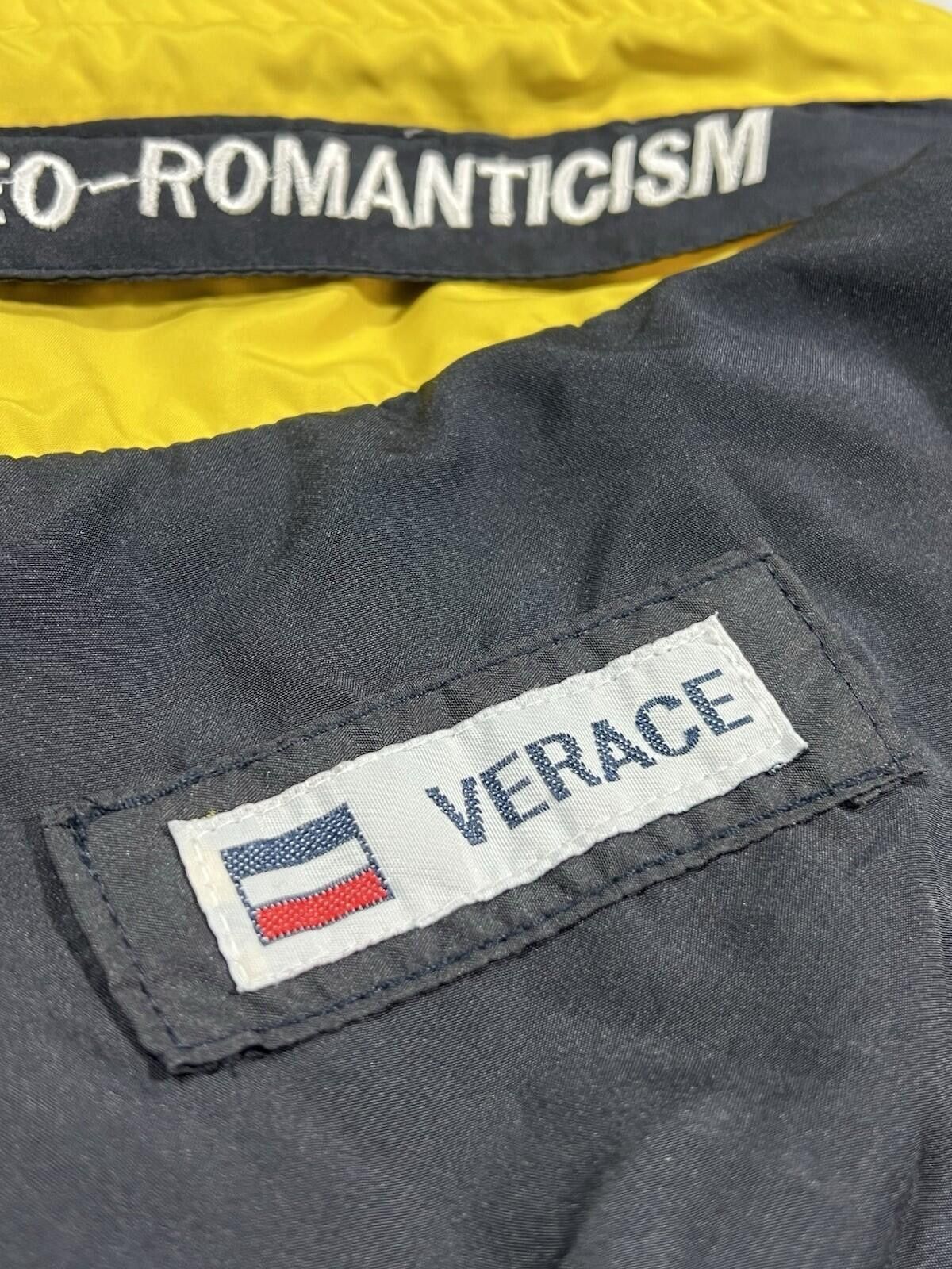 Versace Vintage Verace Style Windbreaker Jacket Black Yellow L #9 Size US L / EU 52-54 / 3 - 8 Thumbnail