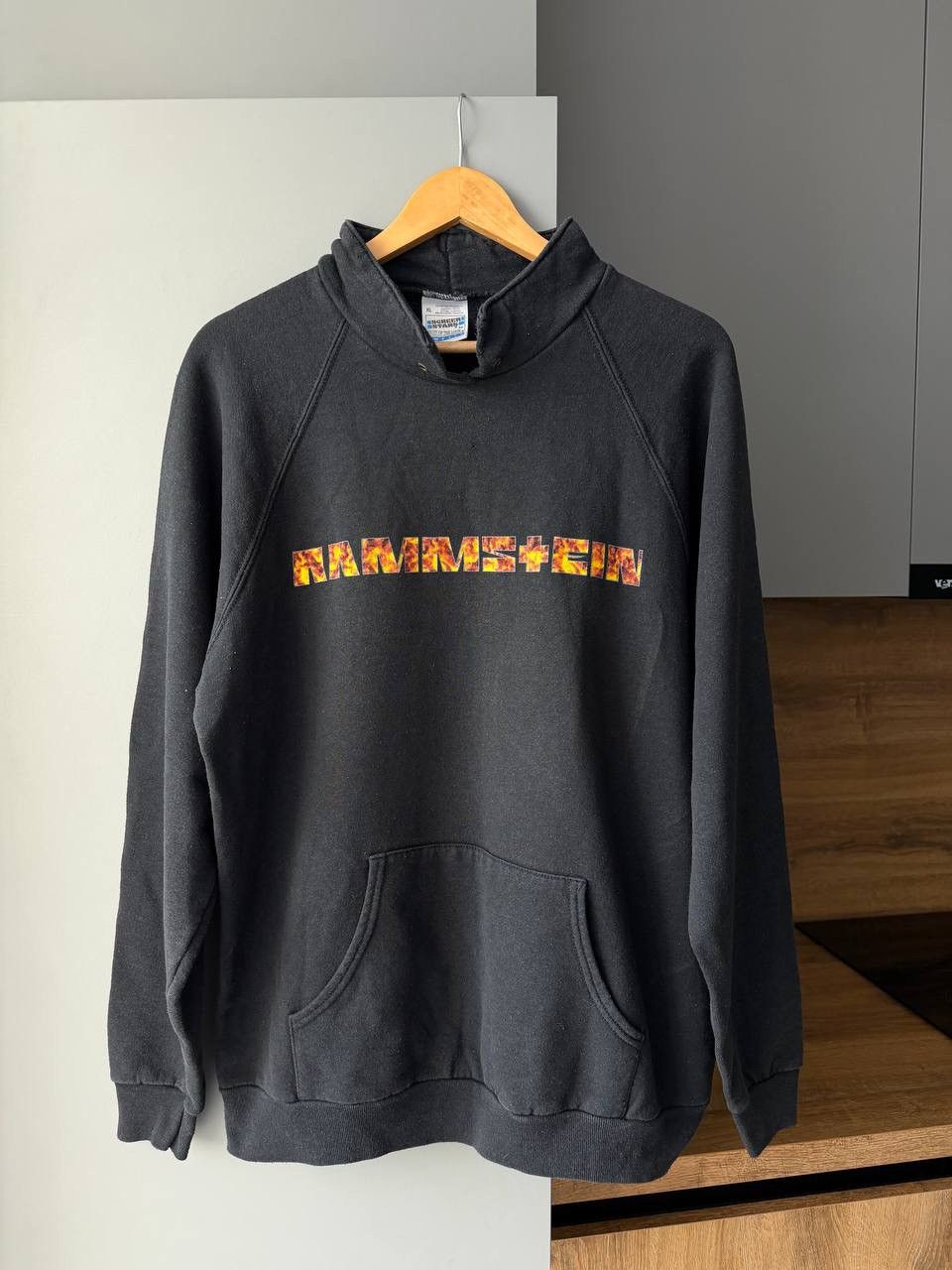 Vintage Vintage Rammstein Burning Man Hoodie Over Print Jacket Mens Size US XL / EU 56 / 4 - 2 Thumbnail