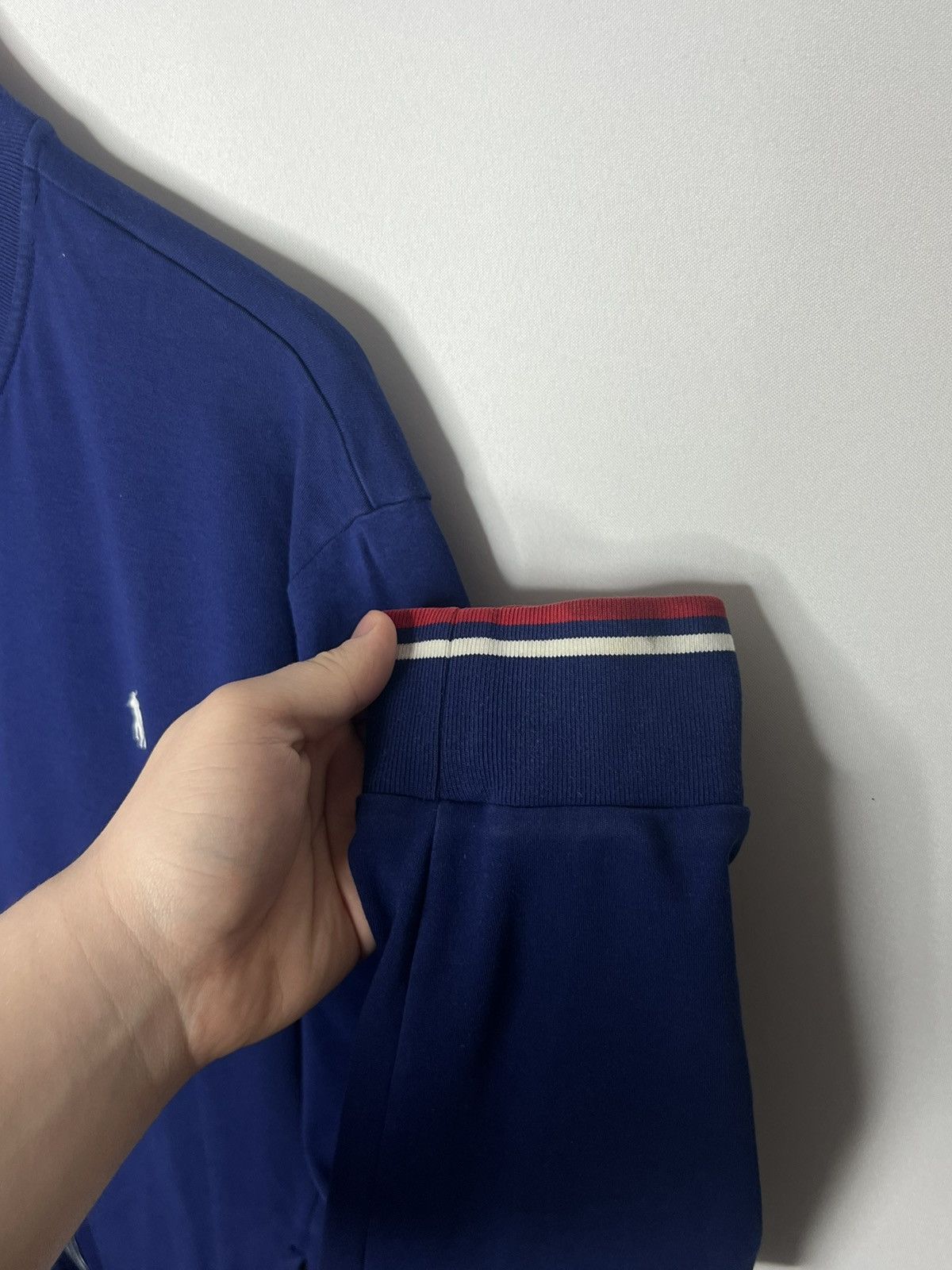 Polo Ralph Lauren × Vintage 🔥Polo Ralph Lauren Royal Blue Full Zip Sweat Jacket Luxury🔥 Size US XL / EU 56 / 4 - 5 Thumbnail