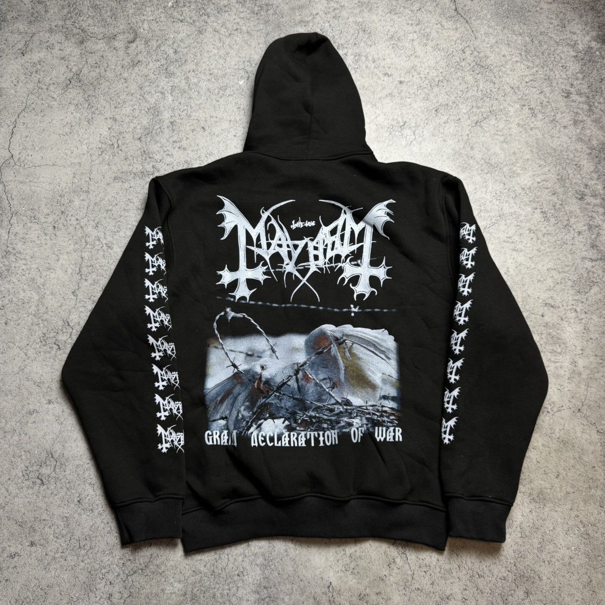 Band Tees Vintage Mayhem Grand Declaration Of War 00s Hoodie Size US L / EU 52-54 / 3 - 1 Thumbnail