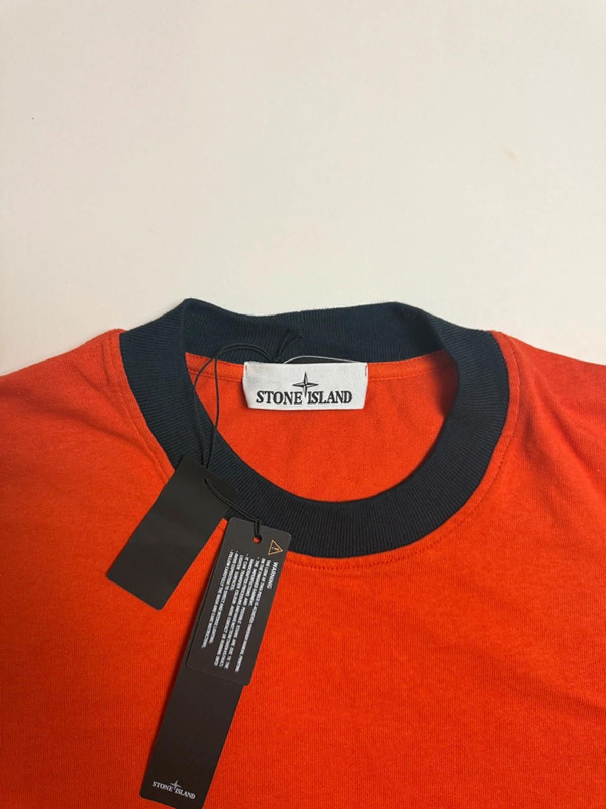 Stone Island Stone island Back logo marina red long sleeve t-shirt Size US M / EU 48-50 / 2 - 5 Thumbnail