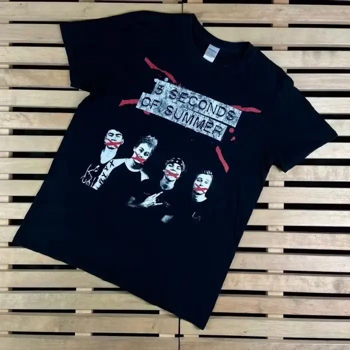 Band Tees Mens Vintage T Shirt 5 Seconds Of Summer Size M Size US M / EU 48-50 / 2 - 1 Thumbnail