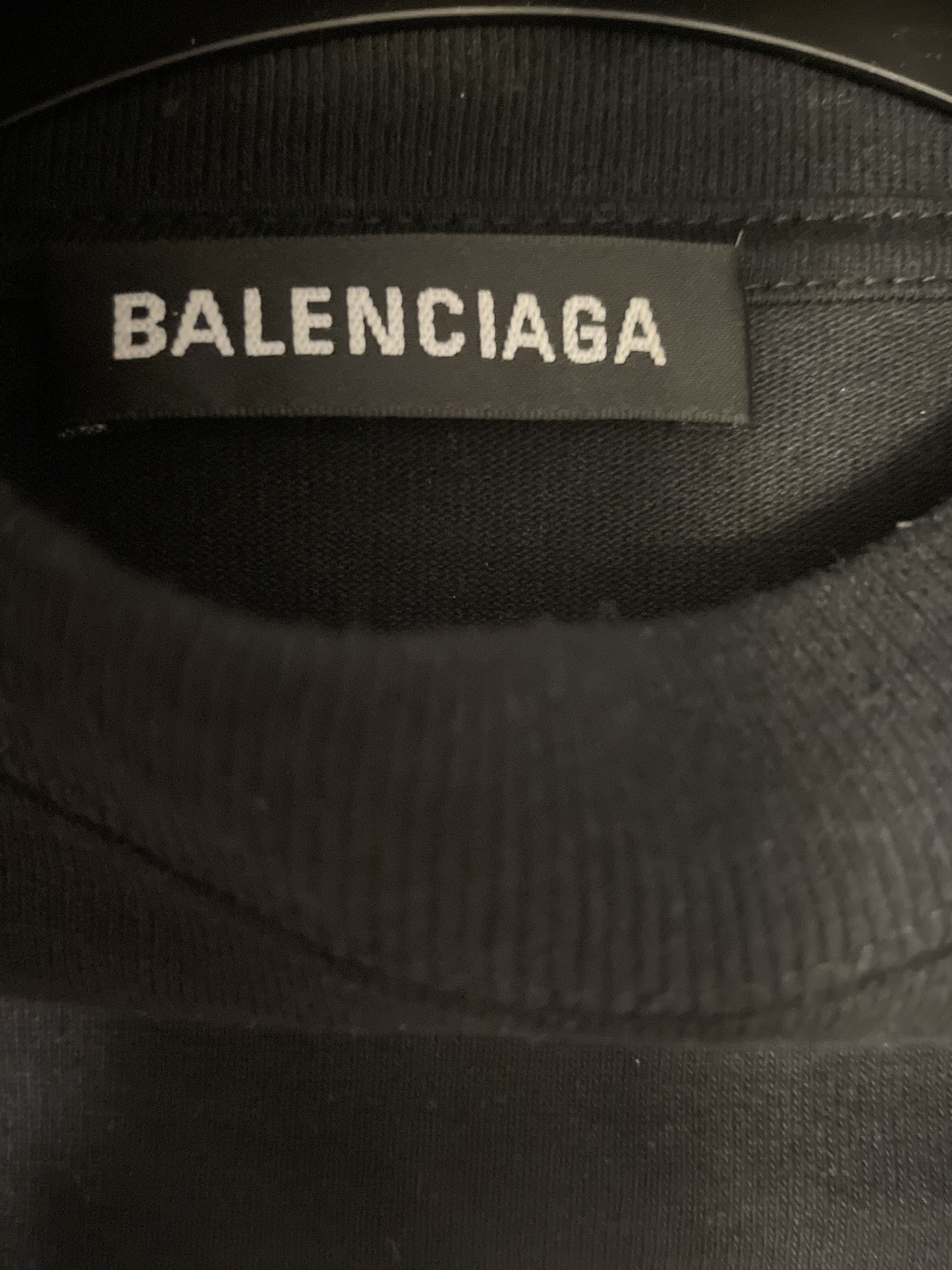 Balenciaga Balenciaga crew tee Size US M / EU 48-50 / 2 - 3 Thumbnail