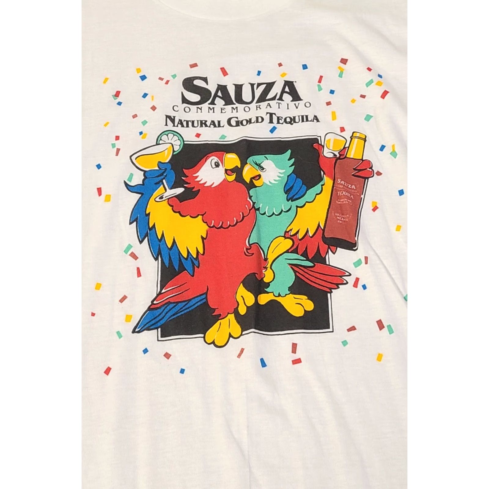 Vintage VINTAGE Touch of gold Shirt Parrot Logo Crew Neck Short Sleeve White XL Men’s) Size US XL / EU 56 / 4 - 2 Thumbnail