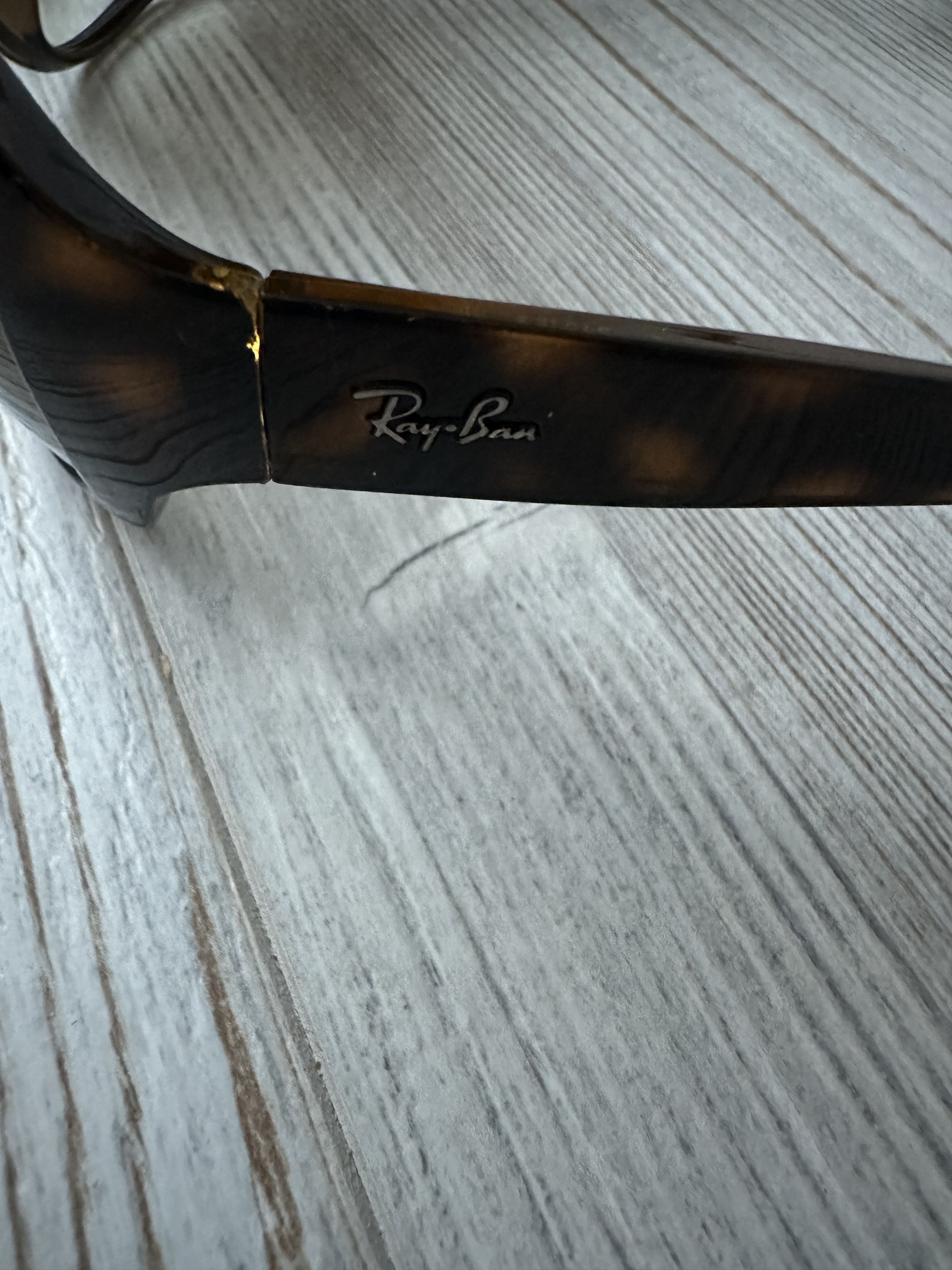 RayBan Tortoise Shell Sunglasses RB 4118 710/51 2N Gradient Lenses Size ONE SIZE - 8 Thumbnail