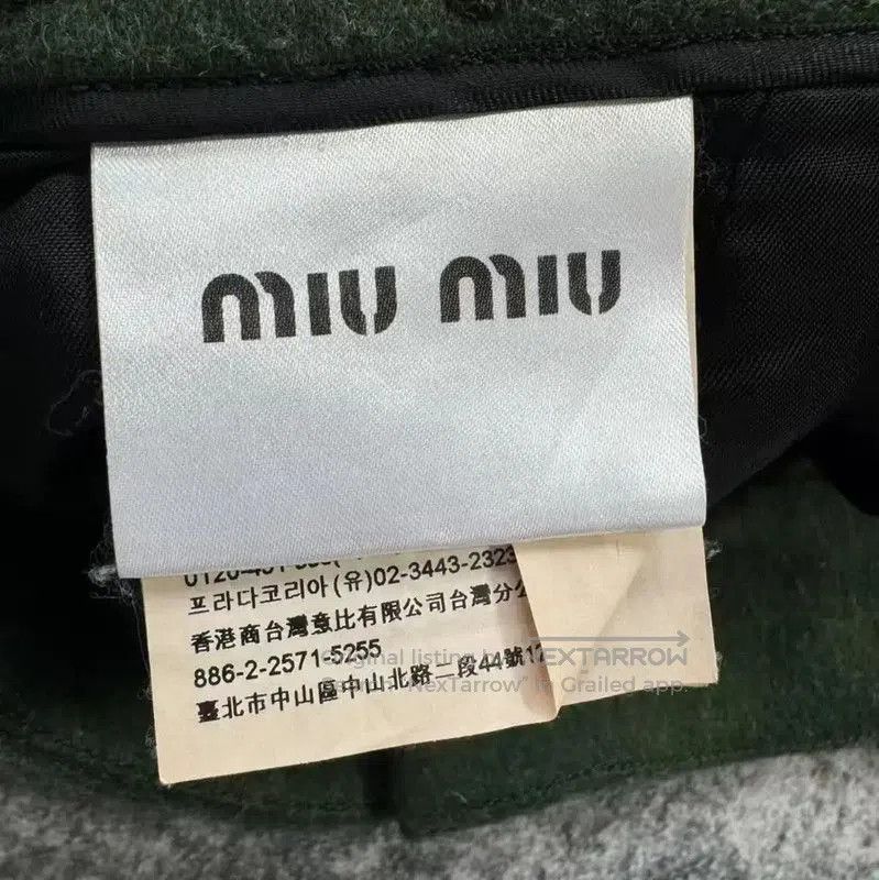 Miu Miu Miu Miu Green Cotton Ladies Skirt . Size 27" / US 4 / IT 40 - 5 Thumbnail