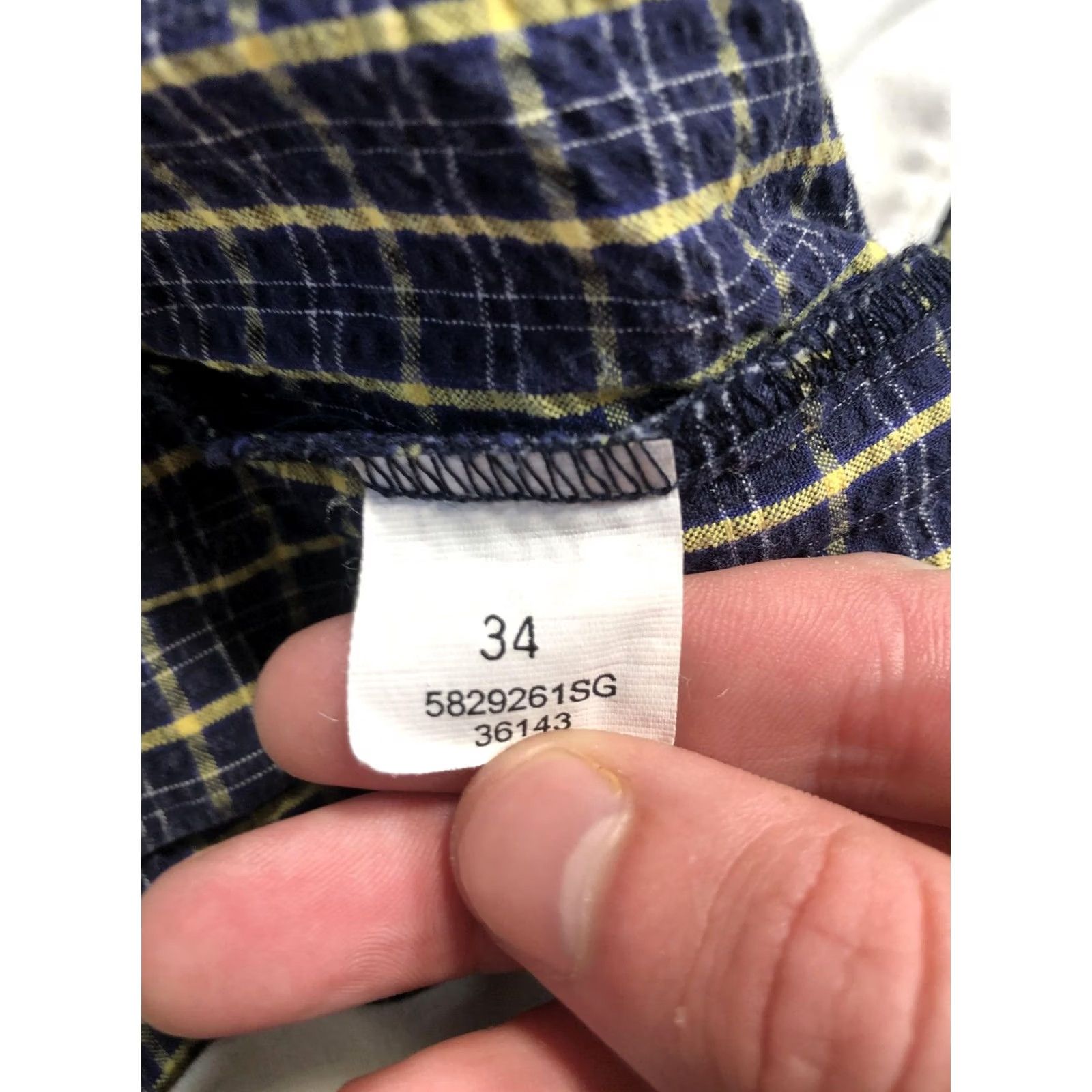Polo Ralph Lauren Polo Golf Shorts Mens 34 Blue Yellow Plaid Preppy Pleated 100% Cotton Short Size US S / EU 44-46 / 1 - 7 Thumbnail