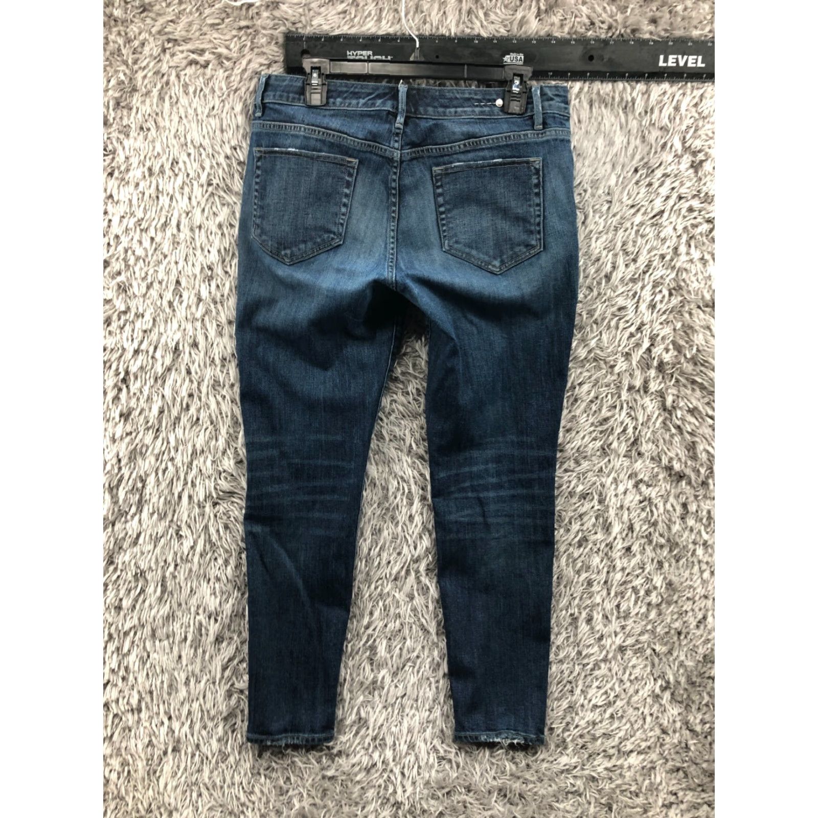 Vintage Eastern Sewn Skinny Jeans Womens Size 30 Medium Wash Blue FLAW Size 30" / US 8 / IT 44 - 5 Thumbnail