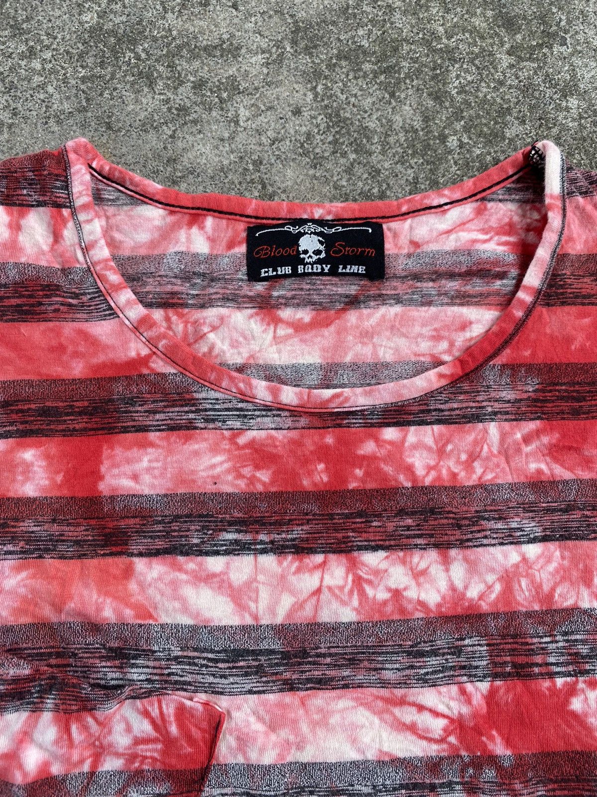 If Six Was Nine × Japanese Brand × Le Grande Bleu (L.G.B.) Blood storm laces up t-shirt (Unisex) Size US S / EU 44-46 / 1 - 5 Thumbnail