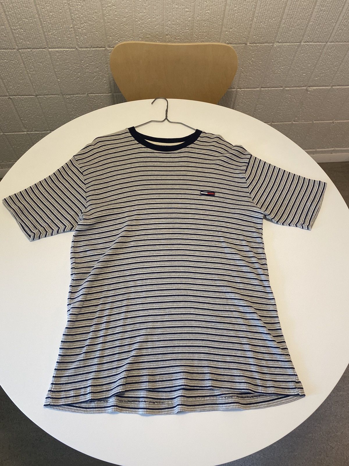 Tommy Hilfiger × Tommy Jeans × Vintage Tommy Hilfiger/Jeans Striped Men’s T-Shirt VTG 90s Size US XL / EU 56 / 4 - 1 Thumbnail