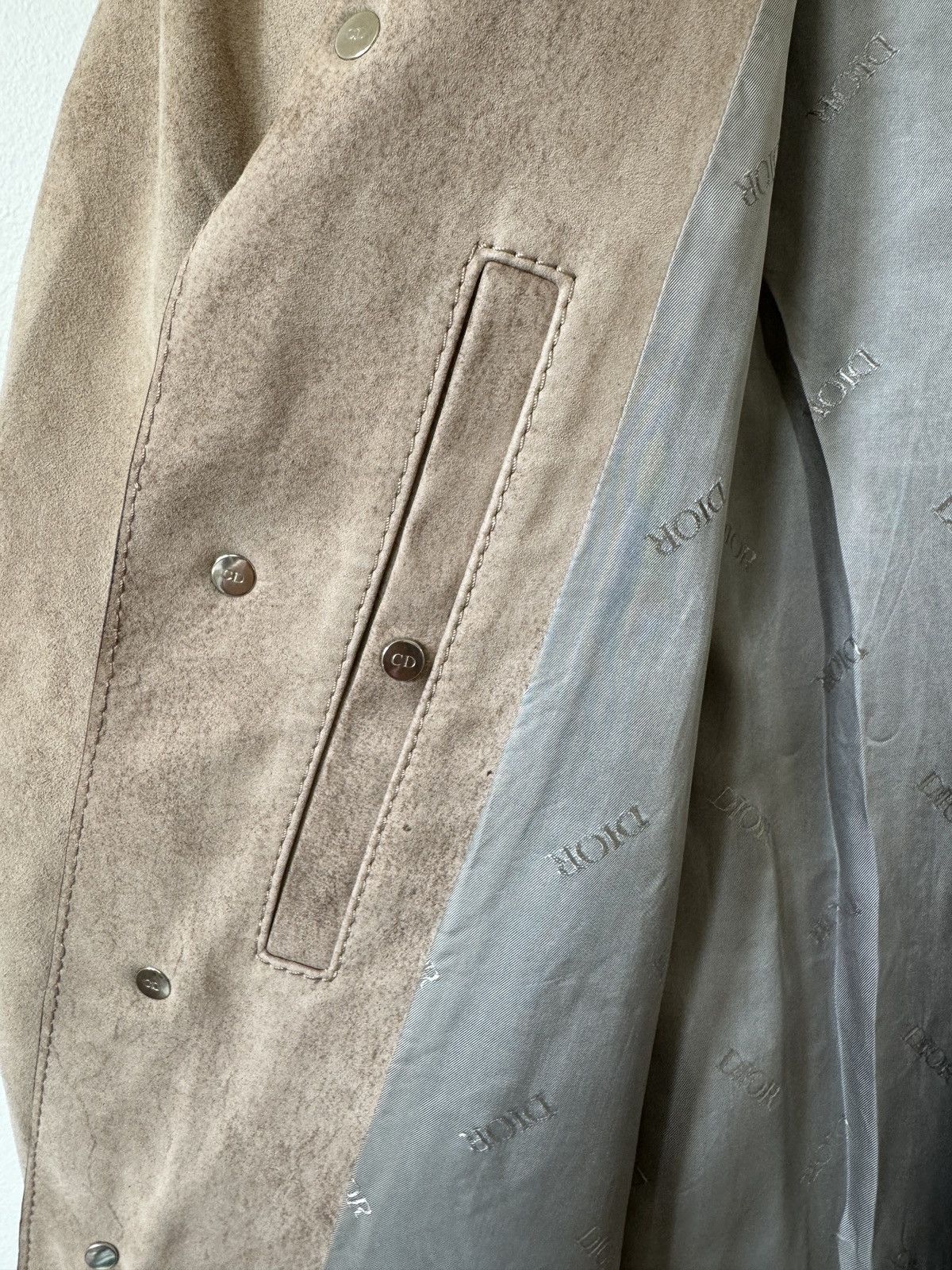 Dior Dior x Cactus Jack Brown Leather Layered Jacket Size US M / EU 48-50 / 2 - 6 Thumbnail