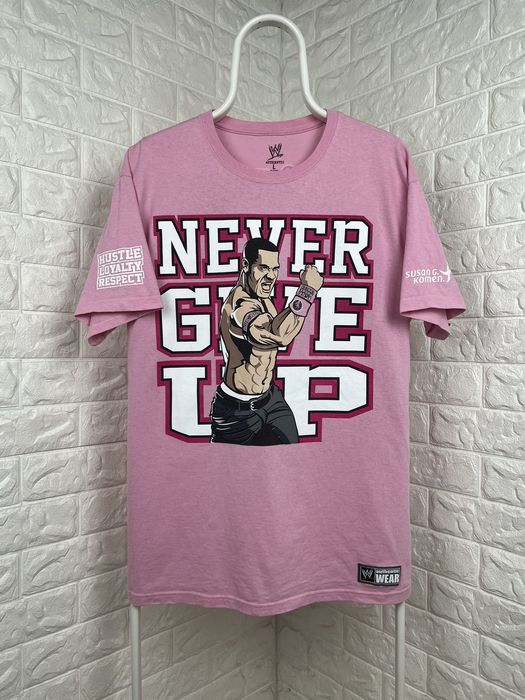 Vintage WWE WWF John Cena Rise Above Cancer Wrestling Shirt | Grailed