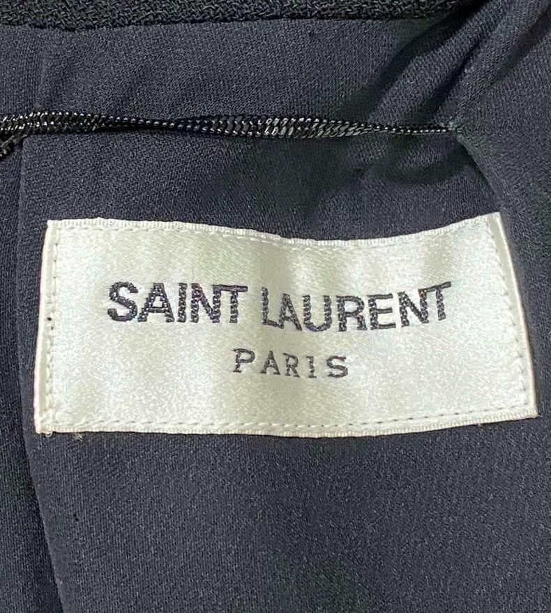 Saint Laurent Paris Saint Laurent Paris Black Dress 2505-Nextarrow Size XS / US 0-2 / IT 36-38 - 4 Thumbnail