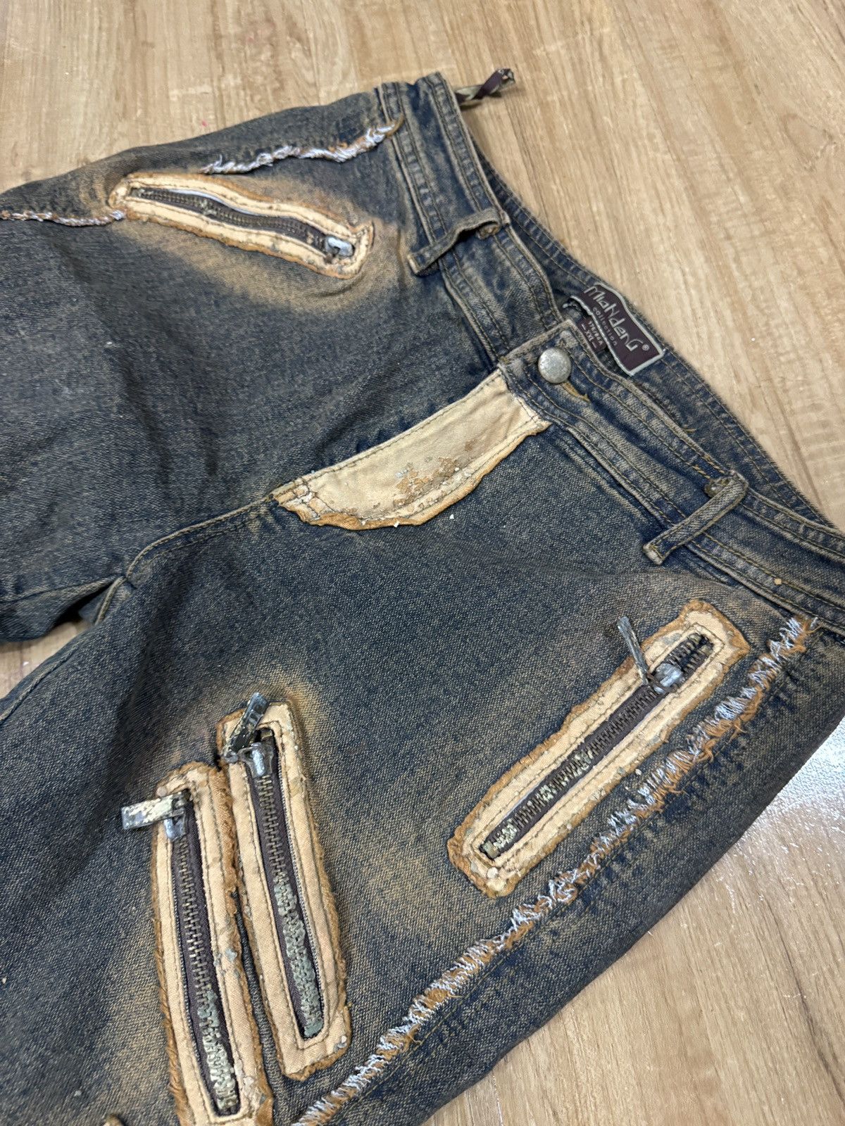 If Six Was Nine Japanese Brand Bondage jeans Size US 33 - 2 Thumbnail
