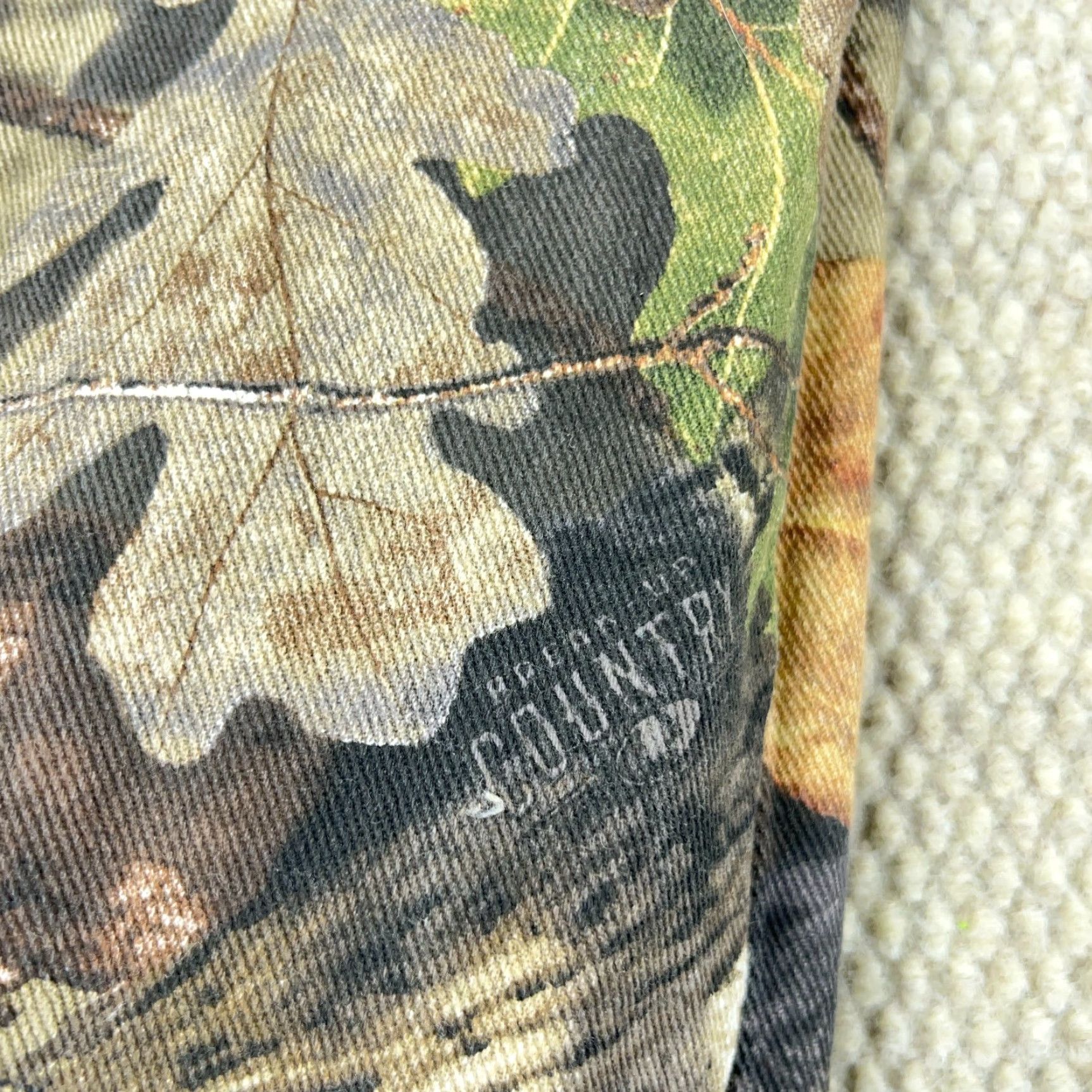 Vintage Vintage Mossy Oak Camo Jeans Men 38x32 Denim Straight Leg Pants Fall Winter Summer Spring Mens Size US 38 / EU 54 - 6 Thumbnail