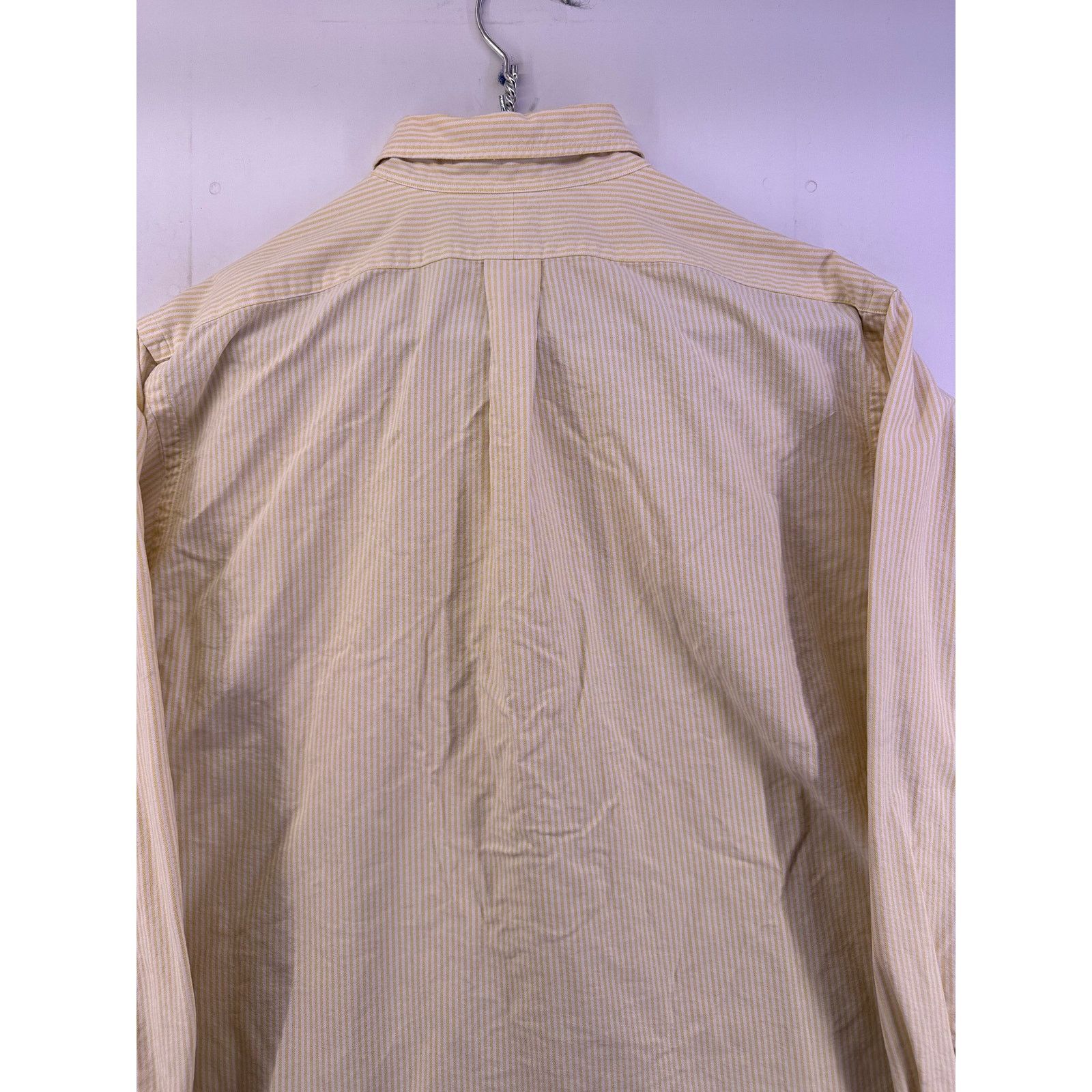 Ralph Lauren Vintage Ralph Lauren Pony Embroidered Striped LS Size 36/17 Size US XL / EU 56 / 4 - 11 Thumbnail