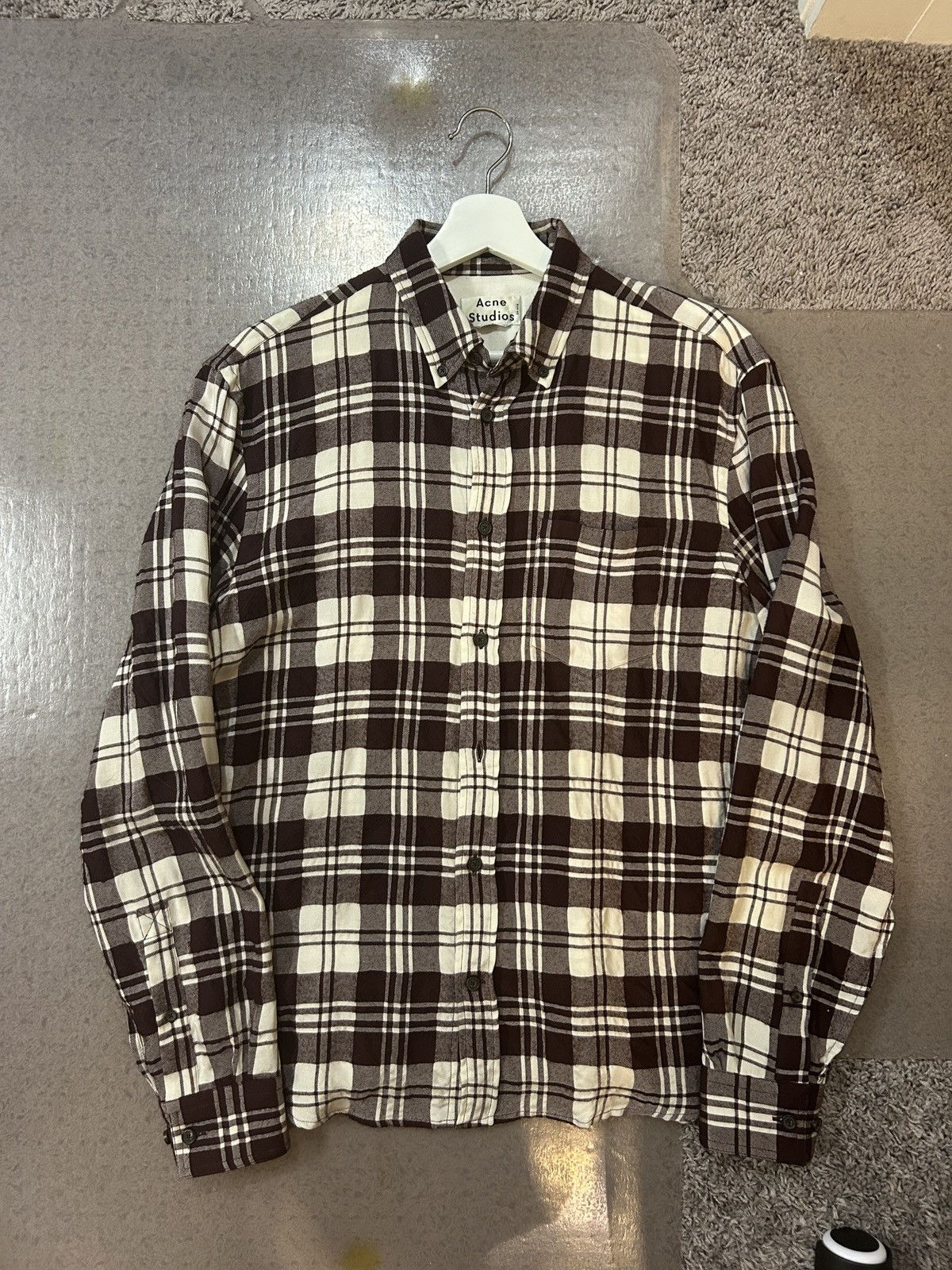 Acne Studios Acne Studios Plaid Flannel Shirt Size US M / EU 48-50 / 2 - 1 Thumbnail