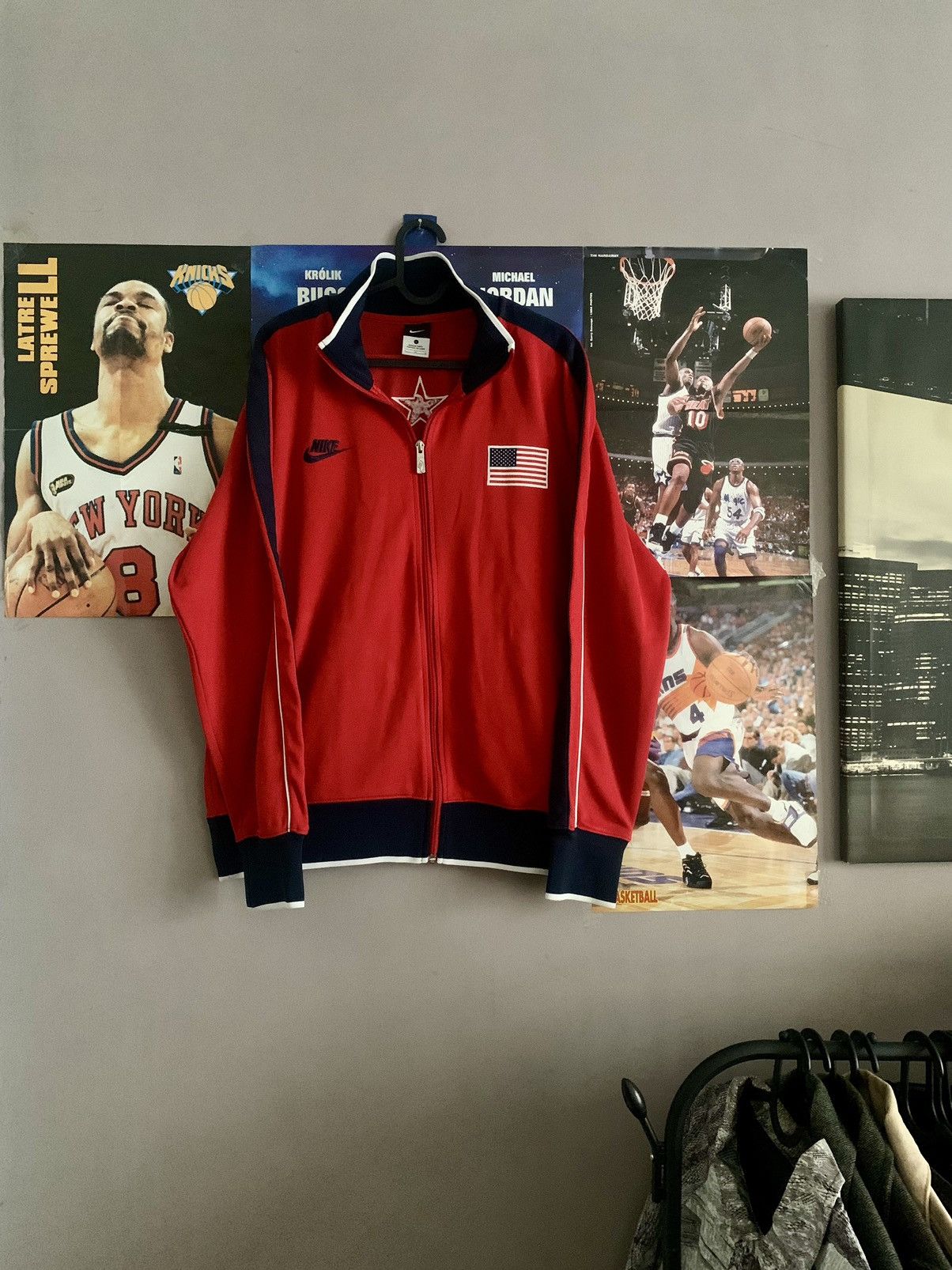 Nike × USA Olympics × Vintage 2012 London Olympic Games USA Basketball Alternative Jacket Size US L / EU 52-54 / 3 - 1 Thumbnail