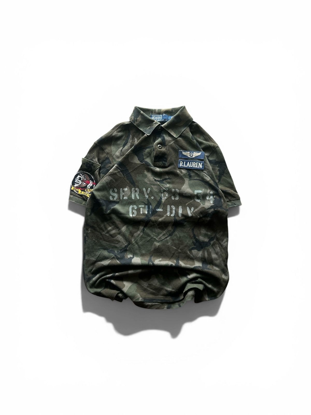 Polo Ralph Lauren 💥RARE💥 Polo Ralph Lauren Limited Edition Military Camo Polo Size US S / EU 44-46 / 1 - 1 Thumbnail