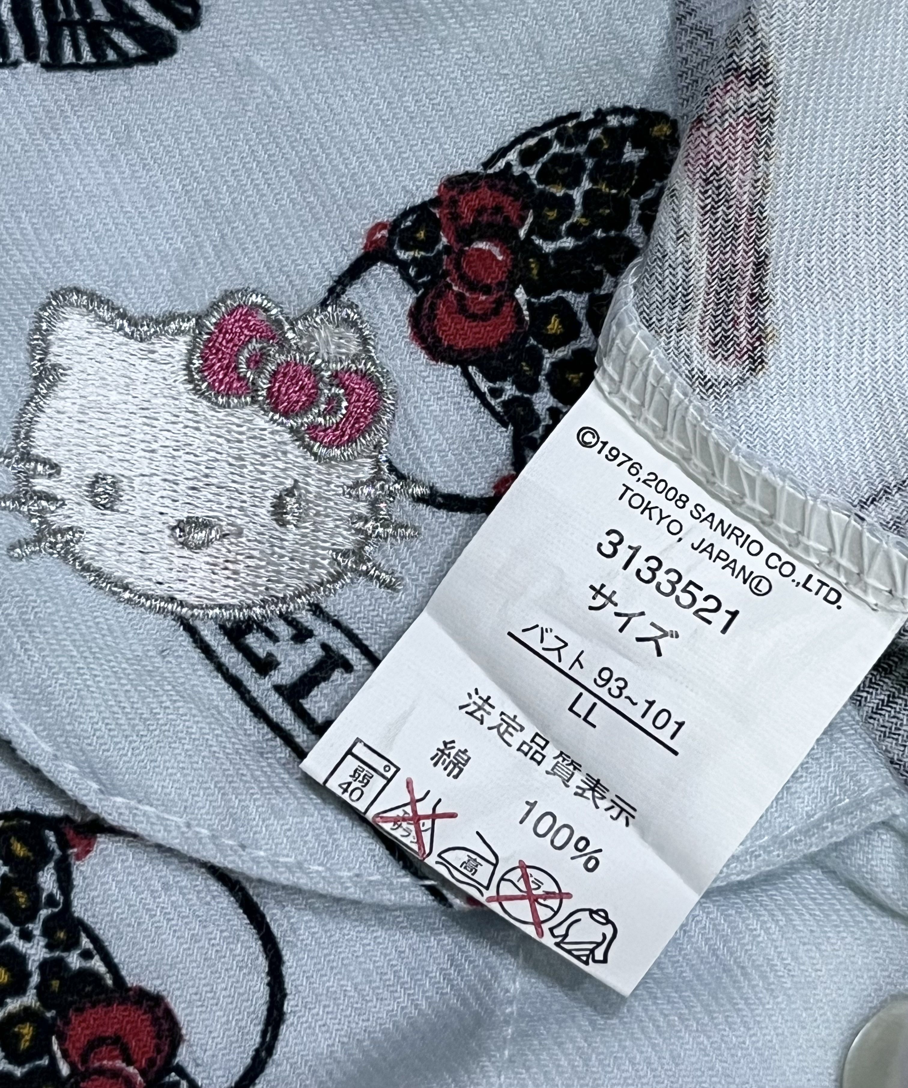 Sleeper HELLO KITTY 2008 Monogram Pajama Set Unisex Y2K Loungewear Size US L / EU 52-54 / 3 - 11 Thumbnail