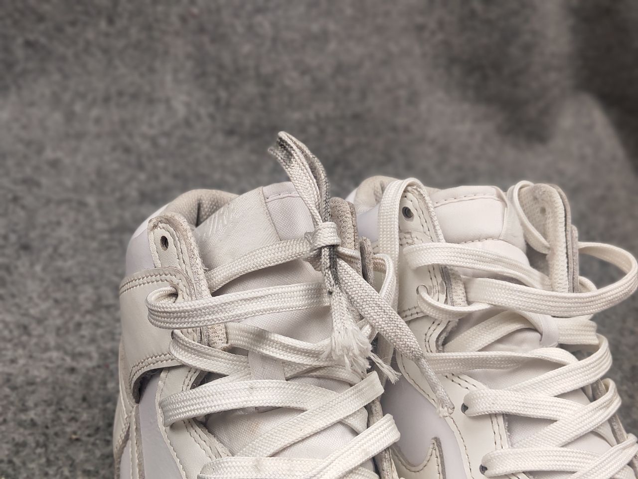 Nike Nike Dunk High Sail Gum Leather White Sneakers Vintage Style Size US 7.5 / EU 40-41 - 21 Thumbnail