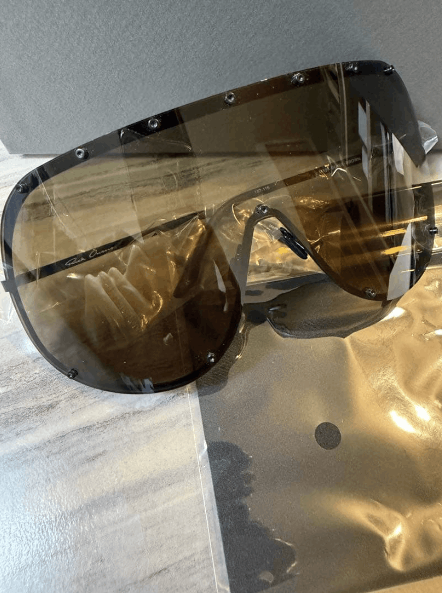 Rick Owens Rick Owens Shield Sunglasses Size ONE SIZE - 3 Thumbnail