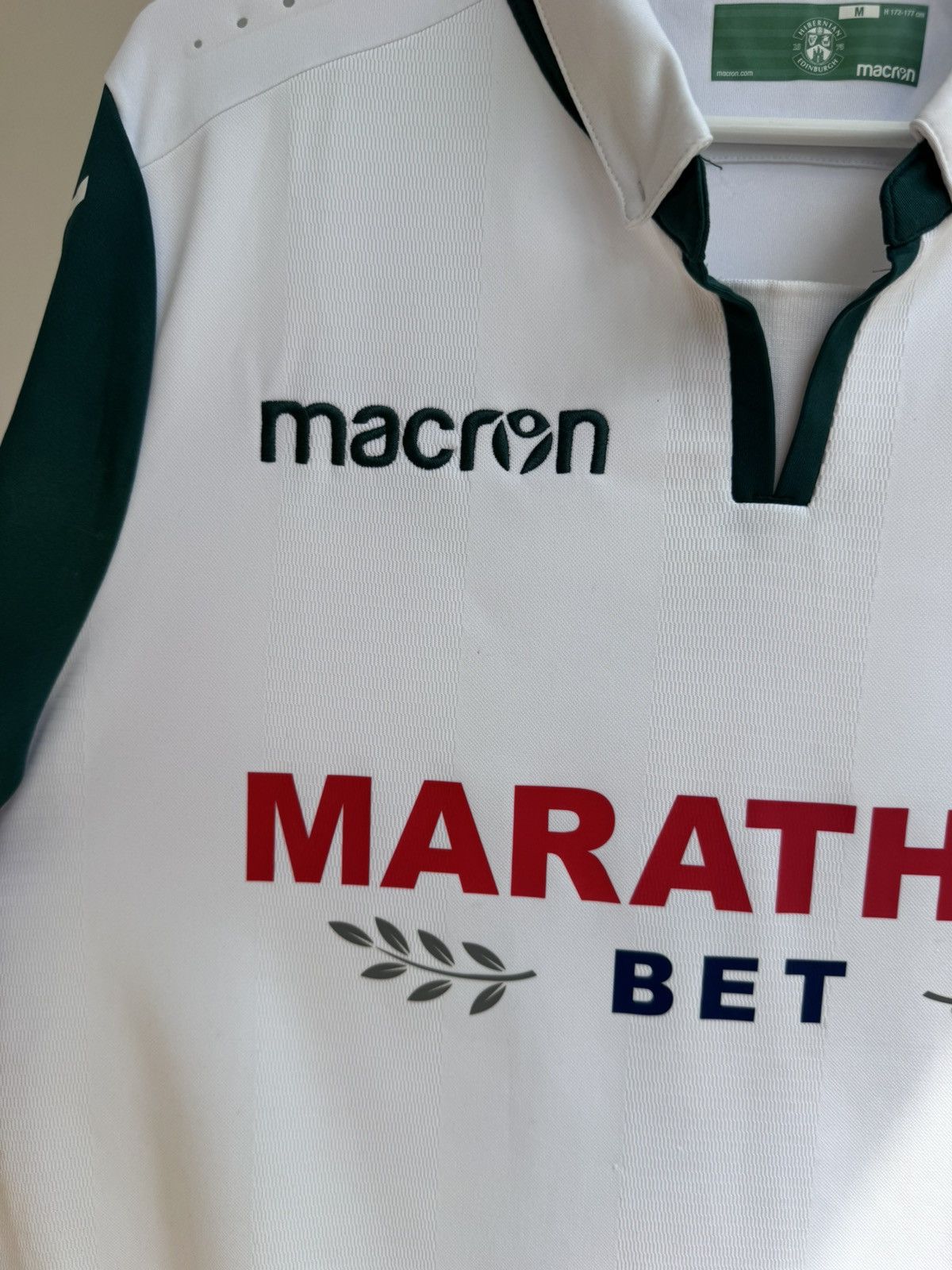 Macron Hibernian Edinburgh 2018 2019 Soccer Jersey Football Shirt Size US M / EU 48-50 / 2 - 5 Thumbnail