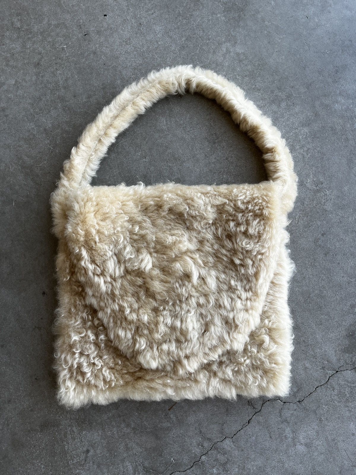 ERL ERL Shearling Messenger Bag (unisex) Size ONE SIZE - 2 Thumbnail
