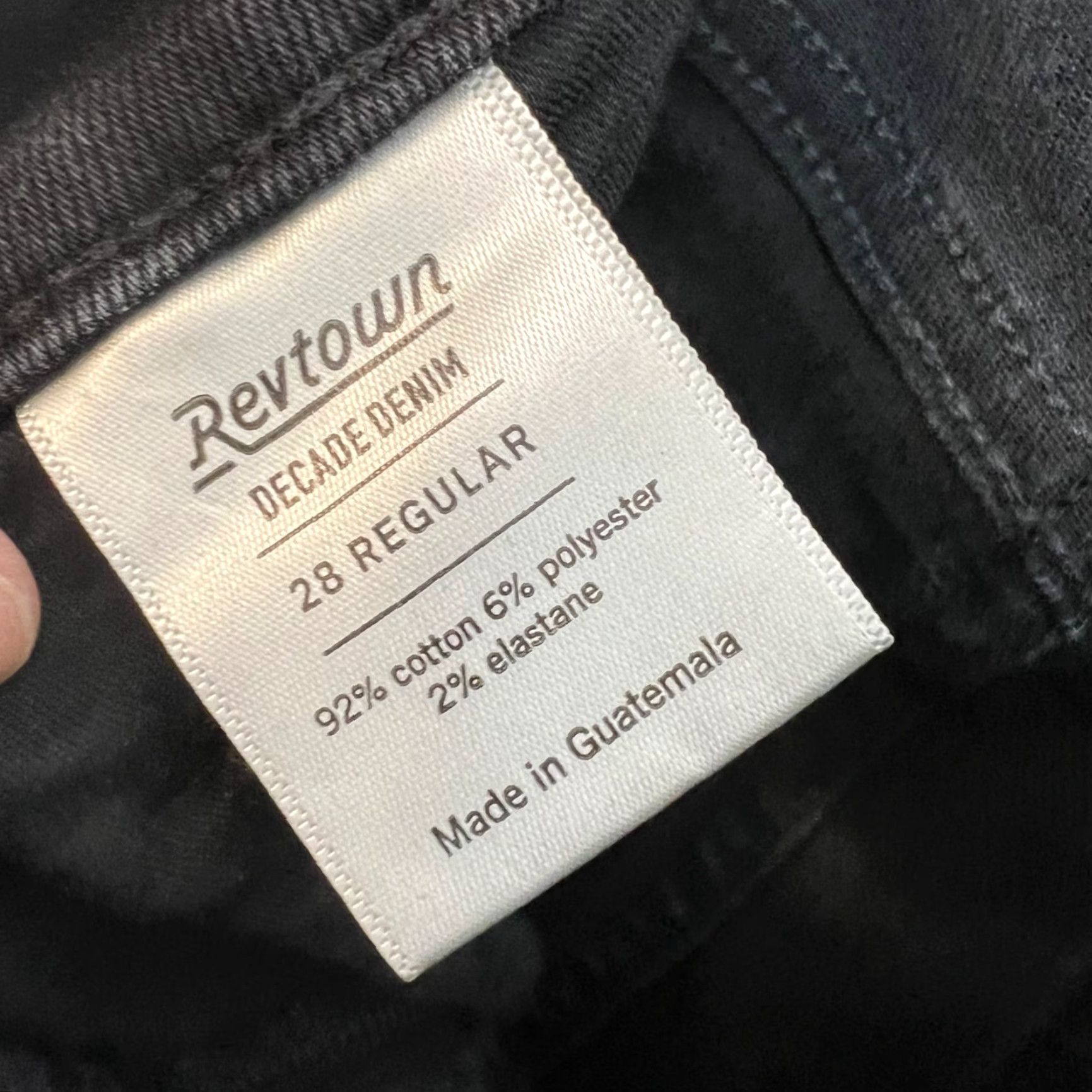 Vintage Revtown Skinny Fit Black Jeans Womens Size 28 Regular Cotton Blend Denim Shirt? Size 28" / US 6 / IT 42 - 5 Thumbnail