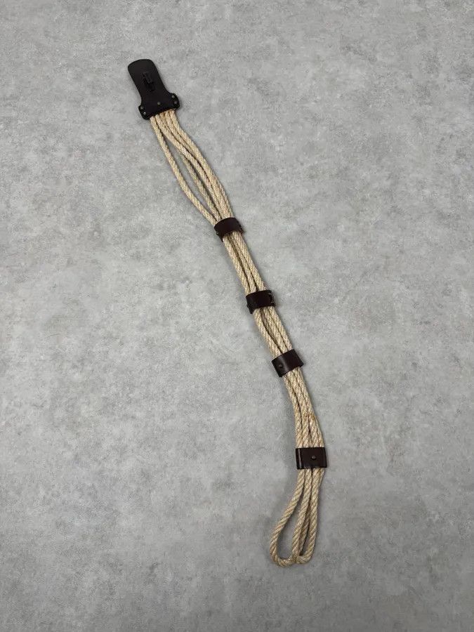 Dolce & Gabbana 2002 Dolce & Gabbana Medieval Beige Rope Belt Size ONE SIZE - 10 Thumbnail