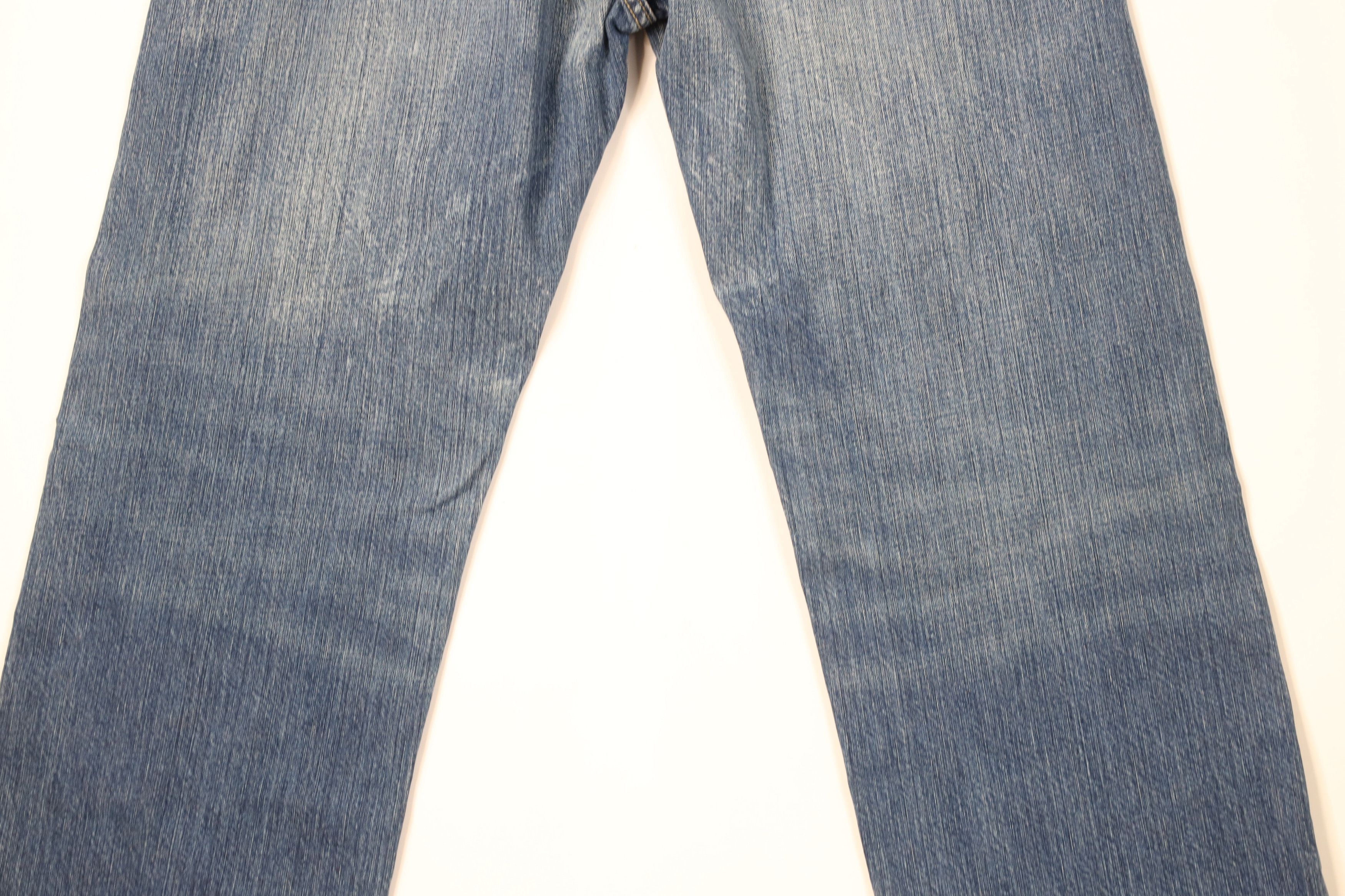 Ralph Lauren Vintage 90s Ralph Lauren RL Wide Leg Denim Jeans Blue Cotton Size US 34 / EU 50 - 9 Thumbnail